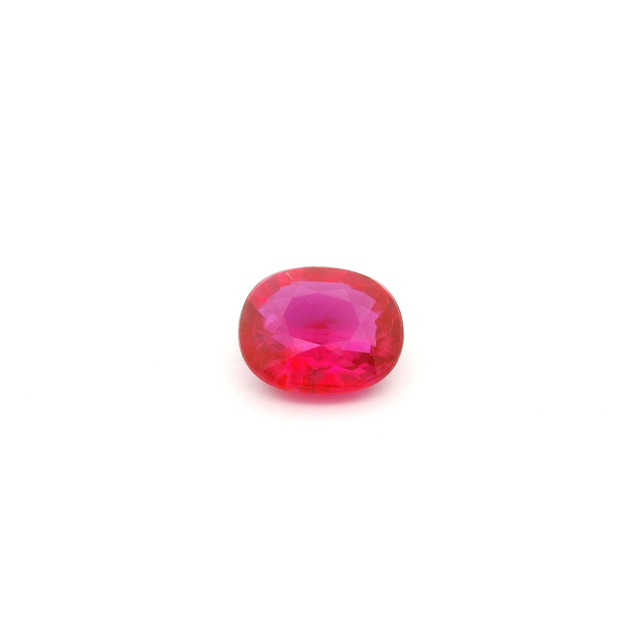1.10 ct Cushion Red Natural Ruby