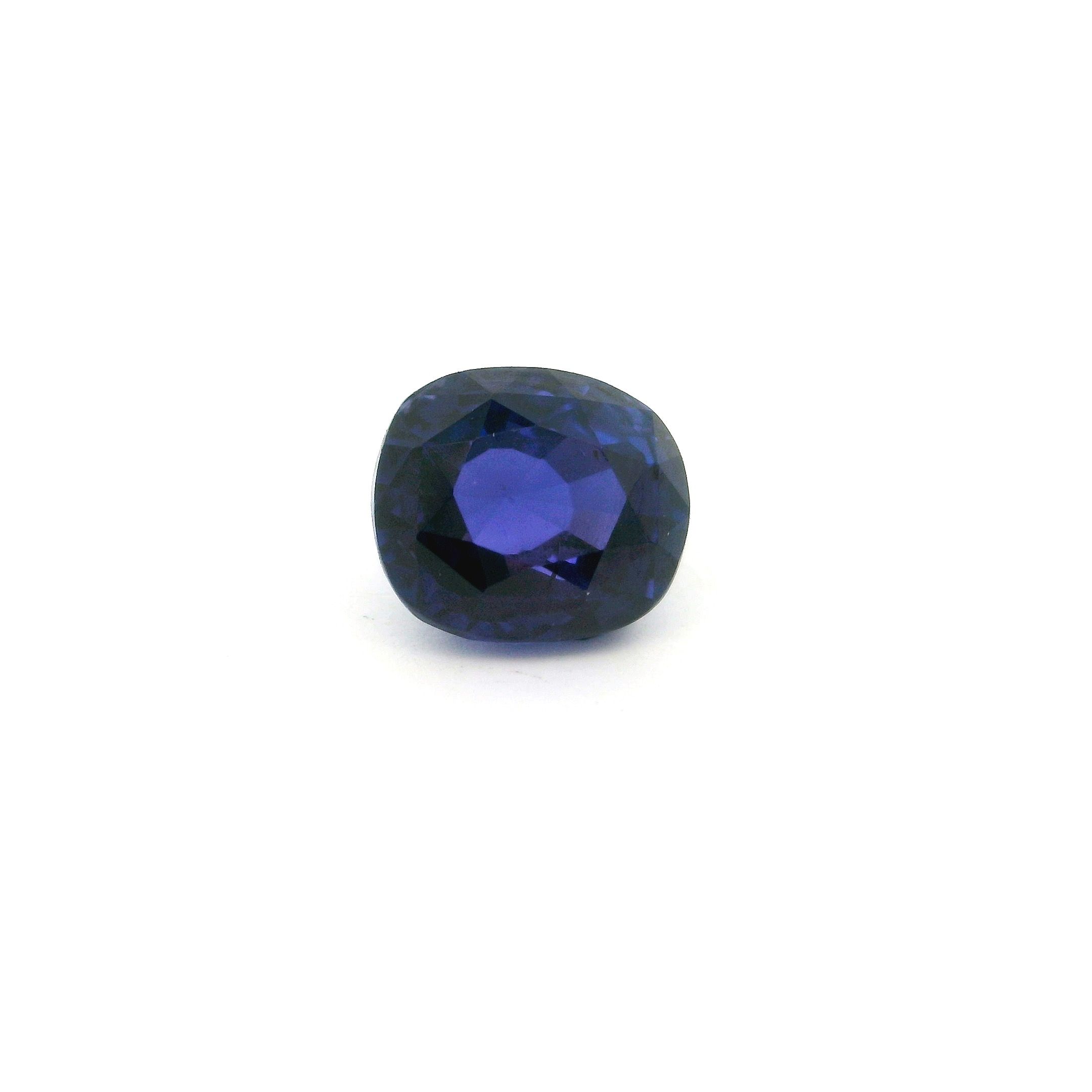 1.56 ct Cushion Blue Natural Sapphire