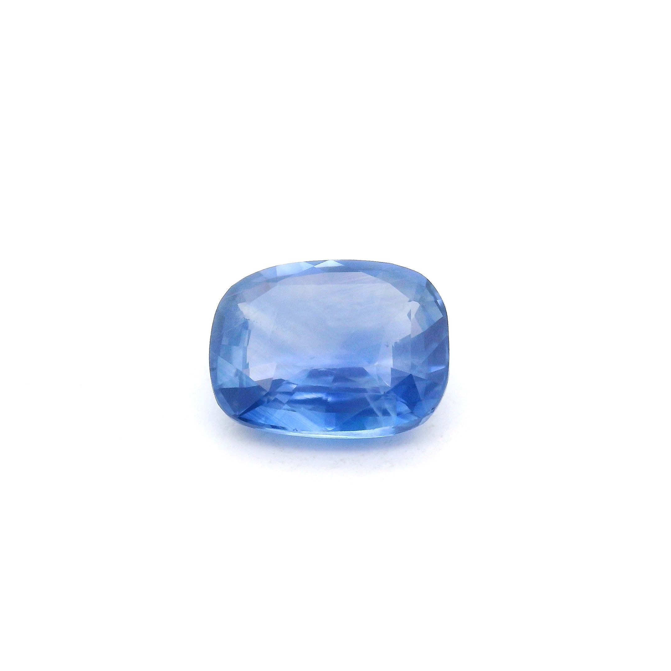 3.01 ct Cushion Blue Natural Sapphire