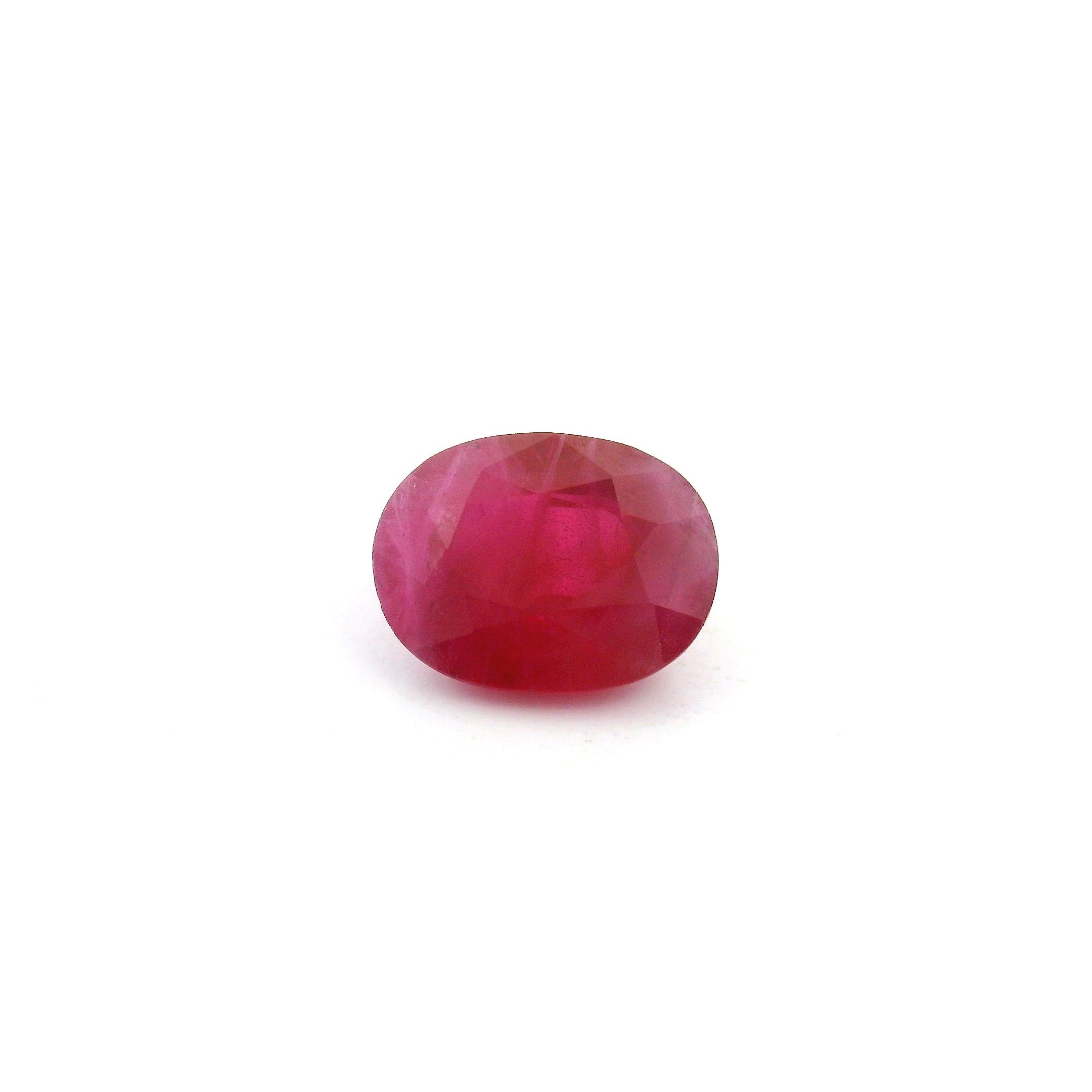 1.61 ct Oval Red Natural Ruby