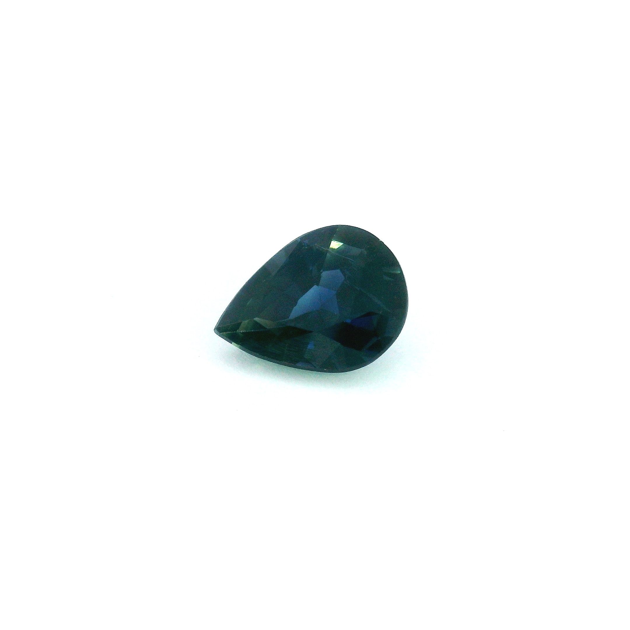 1.22 ct Pear Blue Natural Sapphire