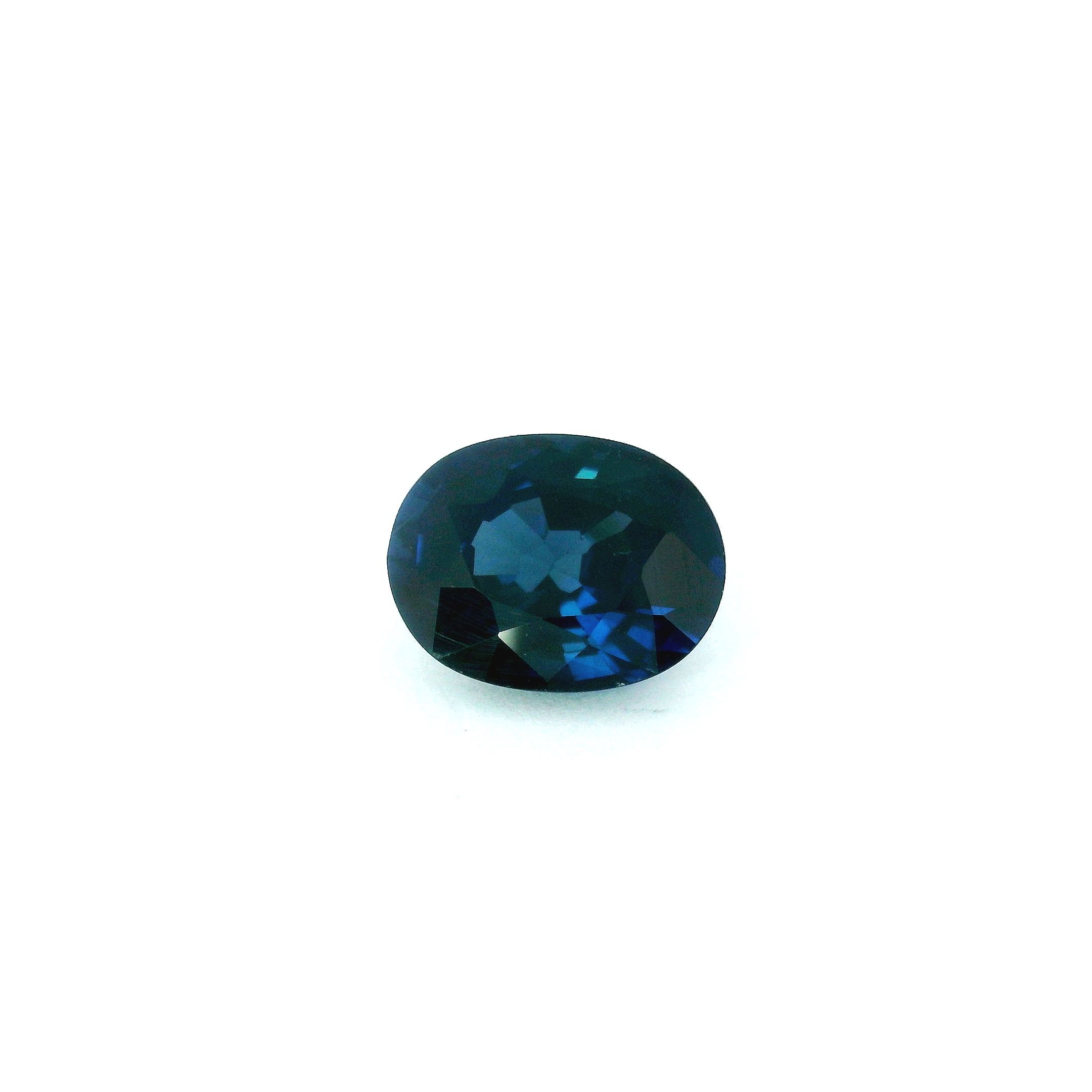 1.80 ct Oval Blue Natural Sapphire