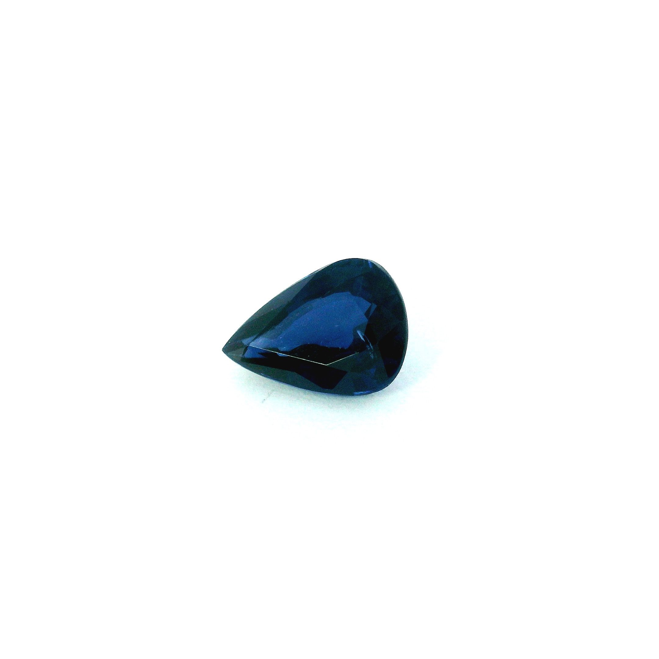 1.42 ct Pear Blue Natural Sapphire