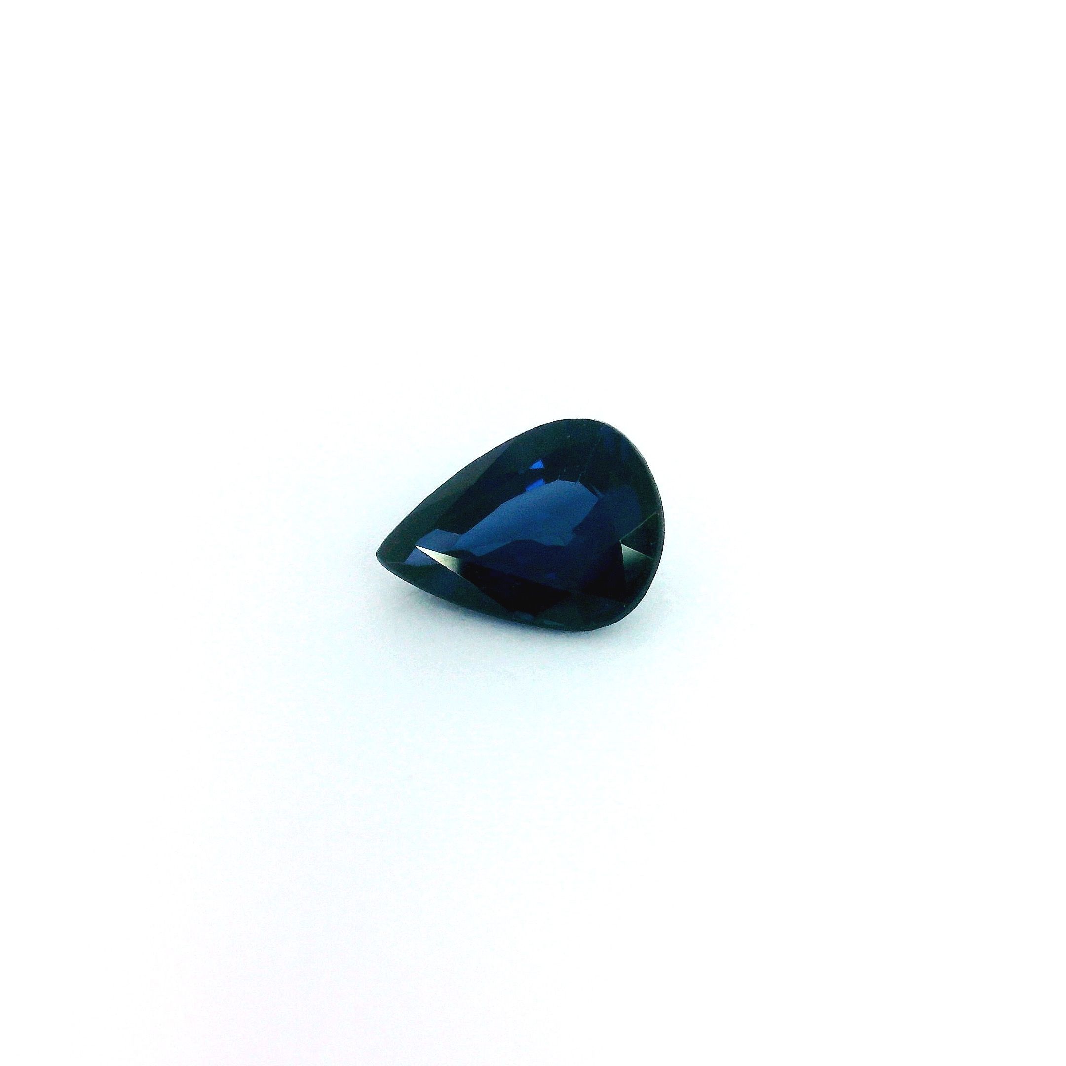1.29 ct Pear Blue Natural Sapphire