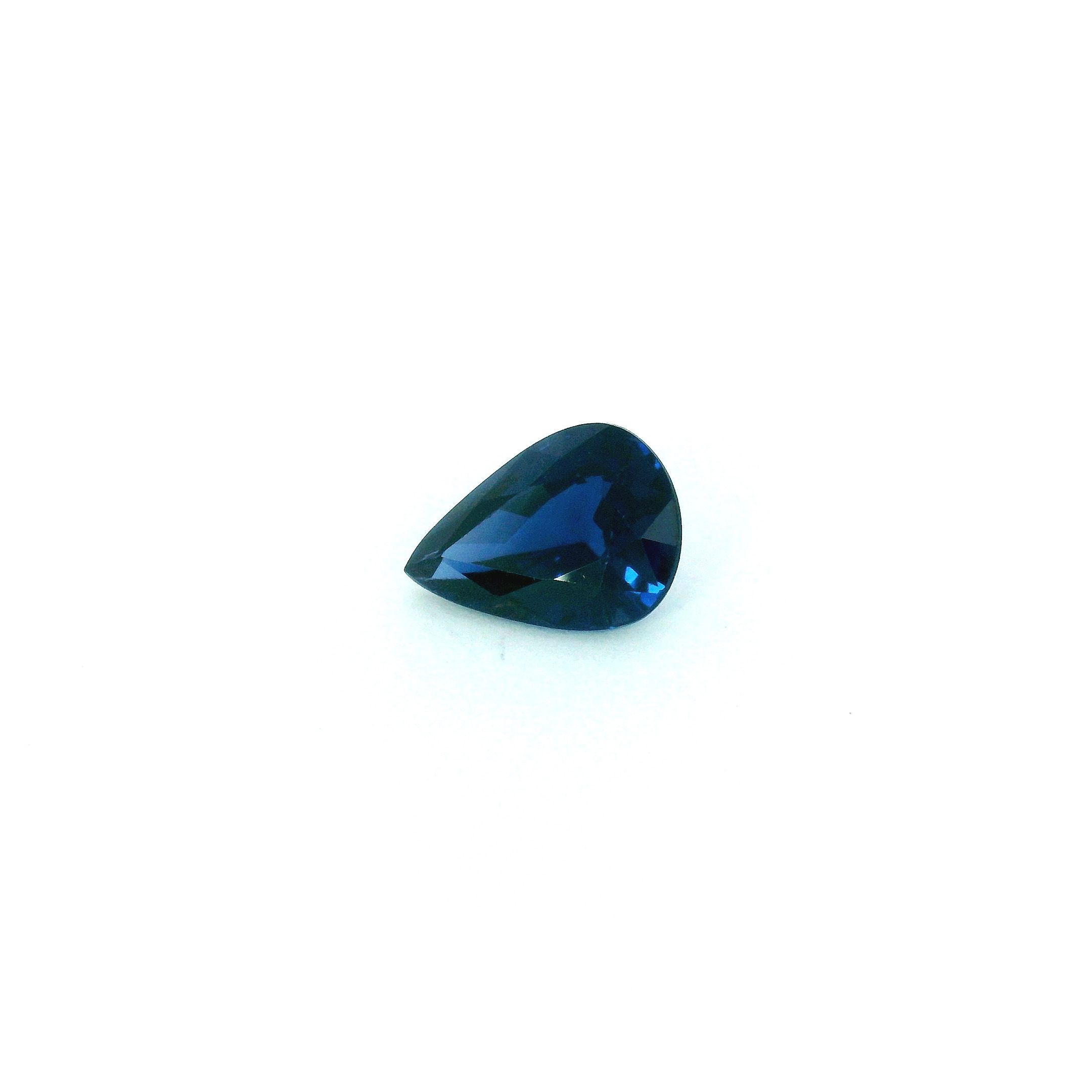 1.19 ct Pear Blue Natural Sapphire