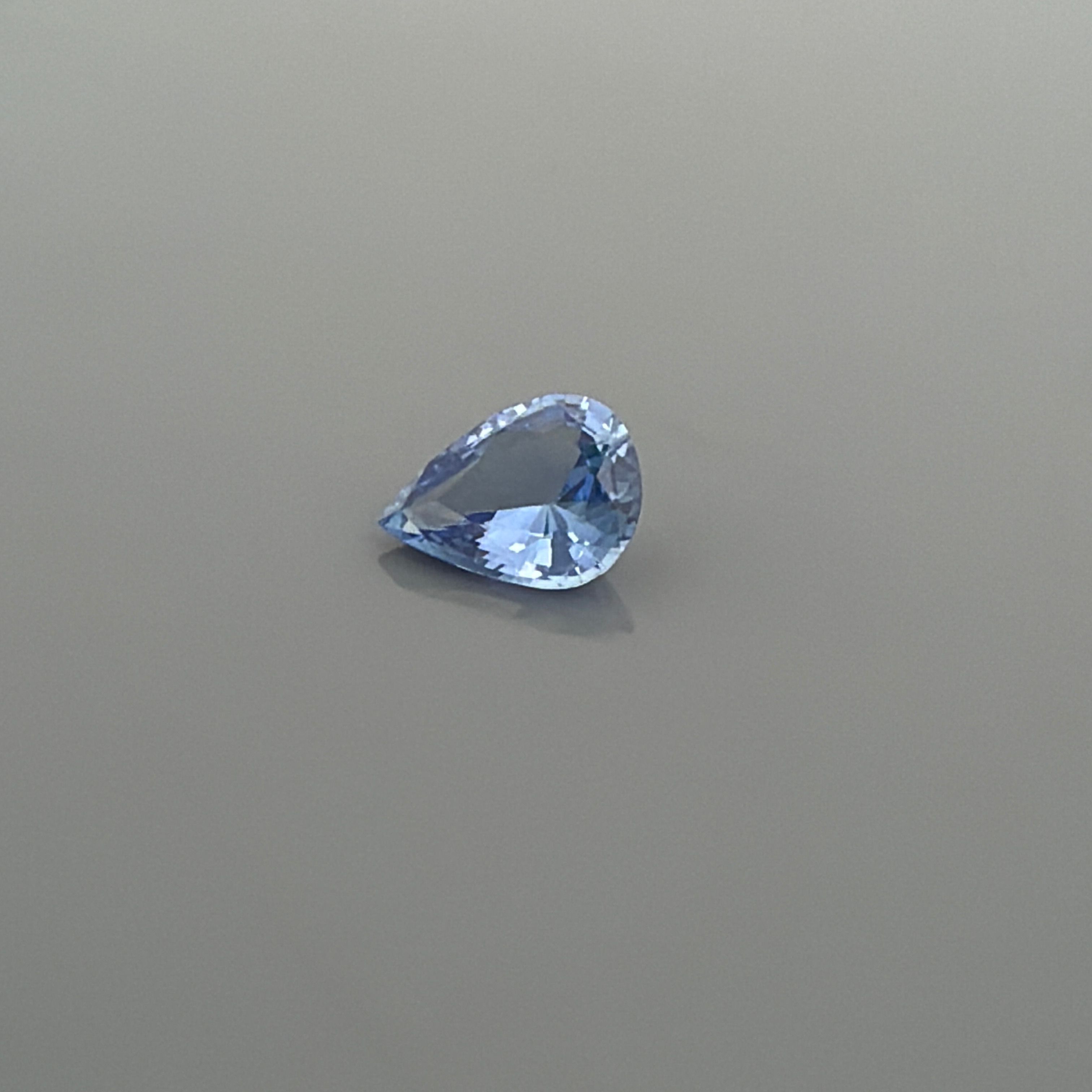 1.01 ct Pear Blue Natural Sapphire