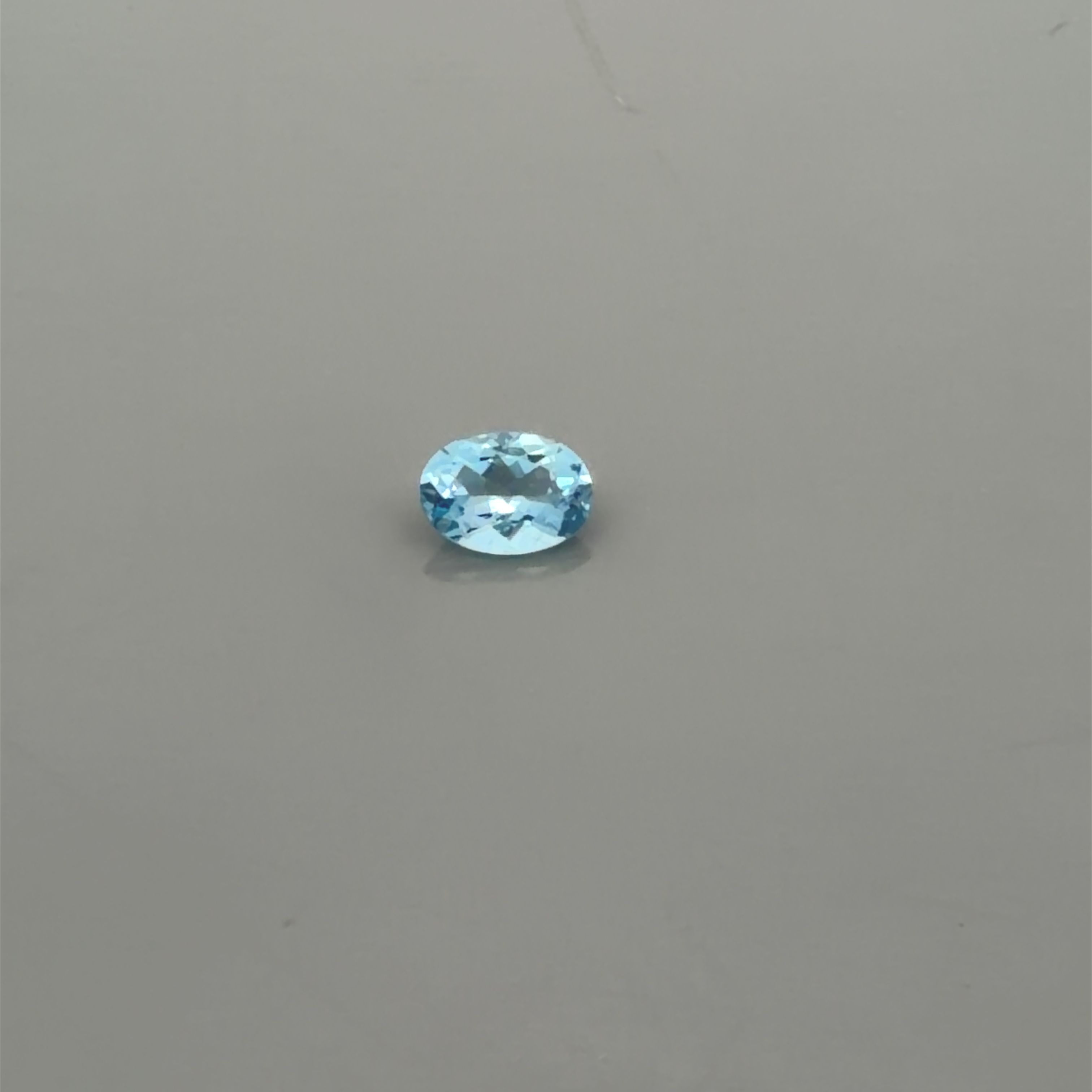 0.60 ct Oval Blue Natural Aquamarine
