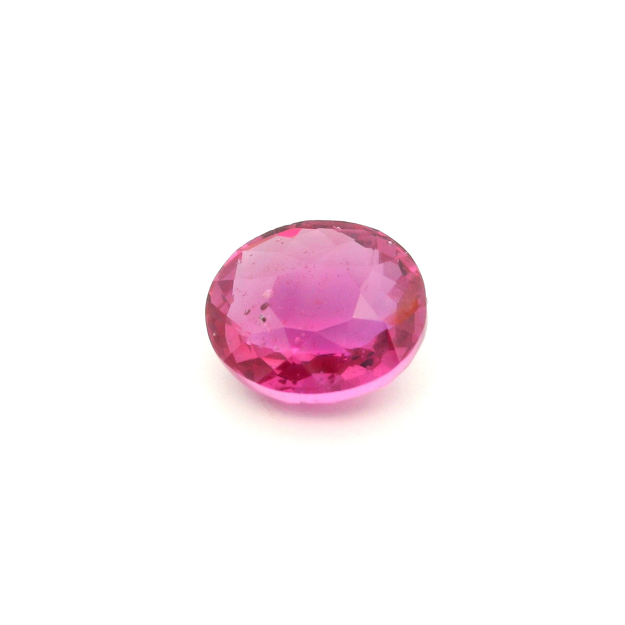 5.64 ct Oval Red Natural Ruby