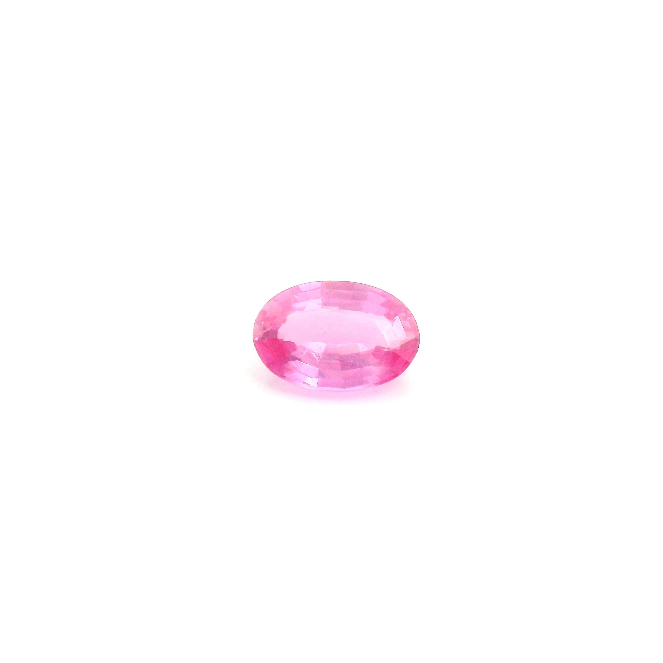0.74 ct Oval Pink Natural Sapphire