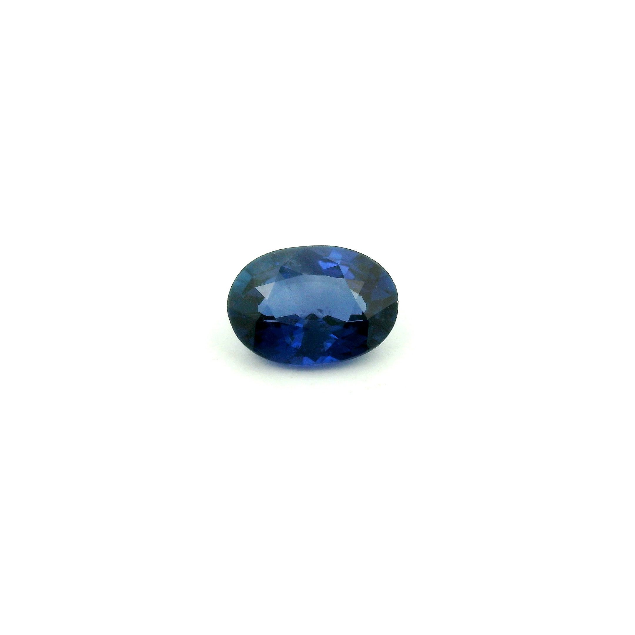1.00 ct Oval Blue Natural Sapphire
