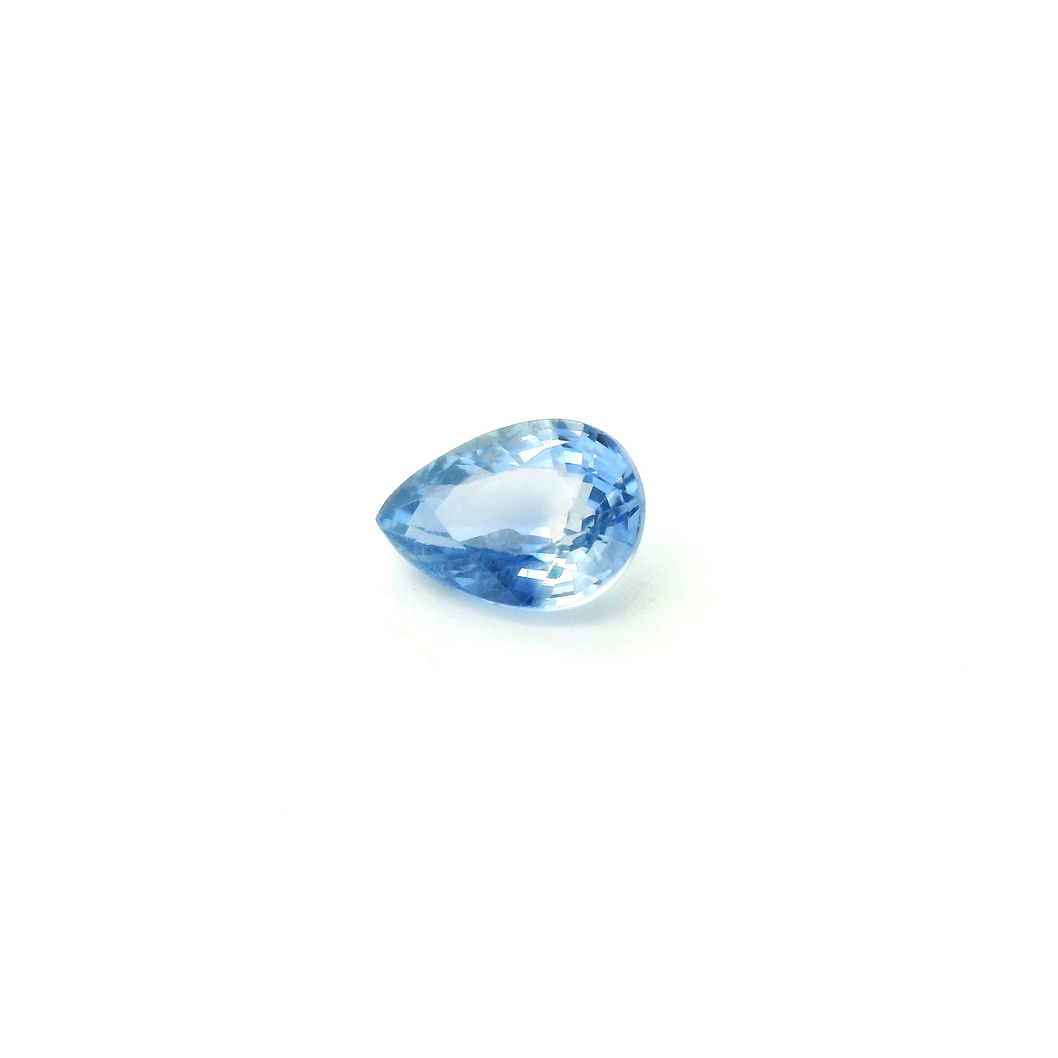 1.12 ct Pear Blue Natural Sapphire