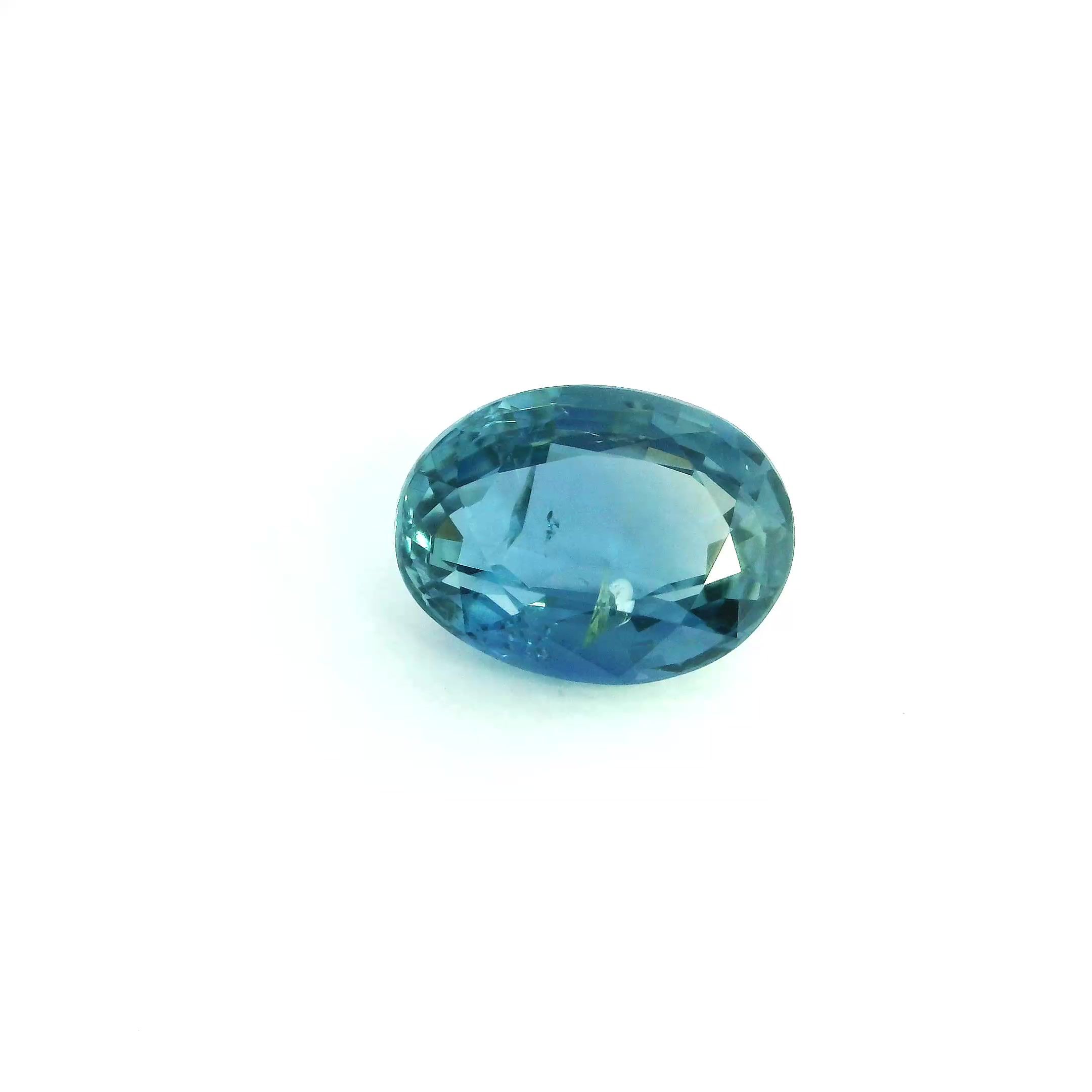 4.27 ct Oval Blue Natural Sapphire