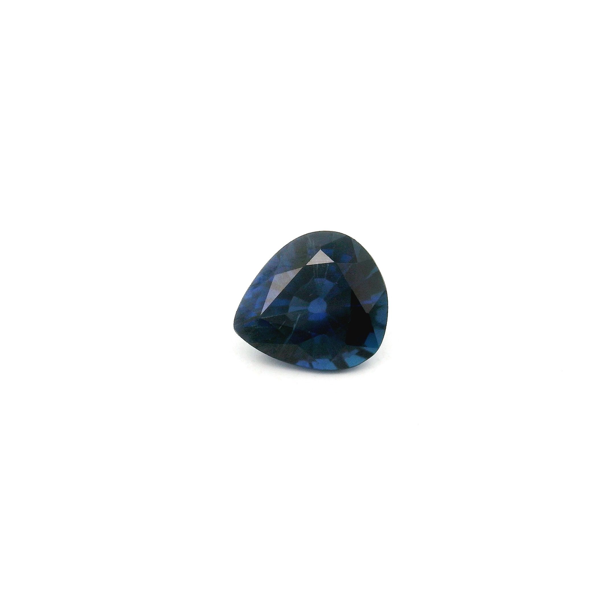 1.39 ct Pear Blue Natural Sapphire
