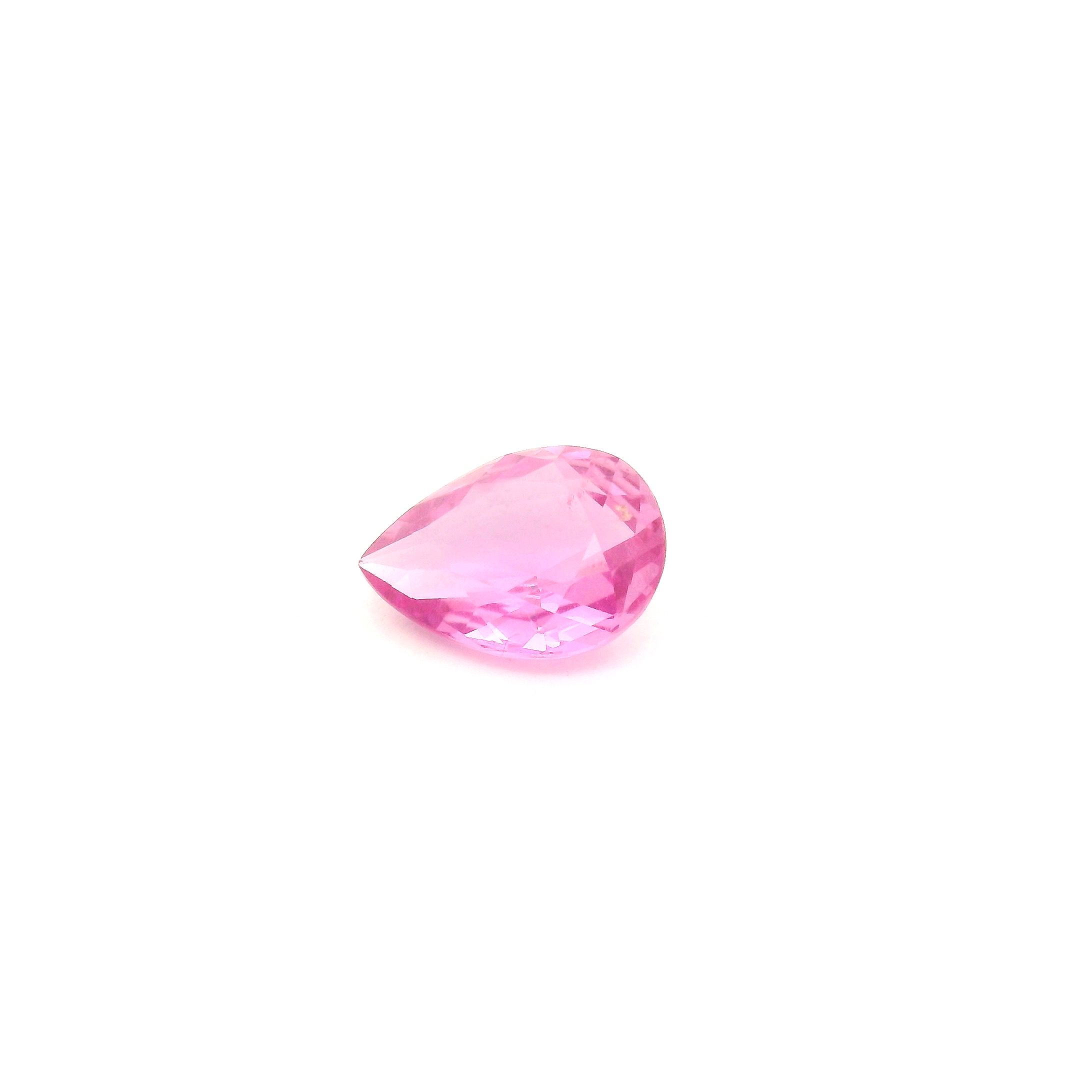 1.06 ct Pear Pink Natural Sapphire