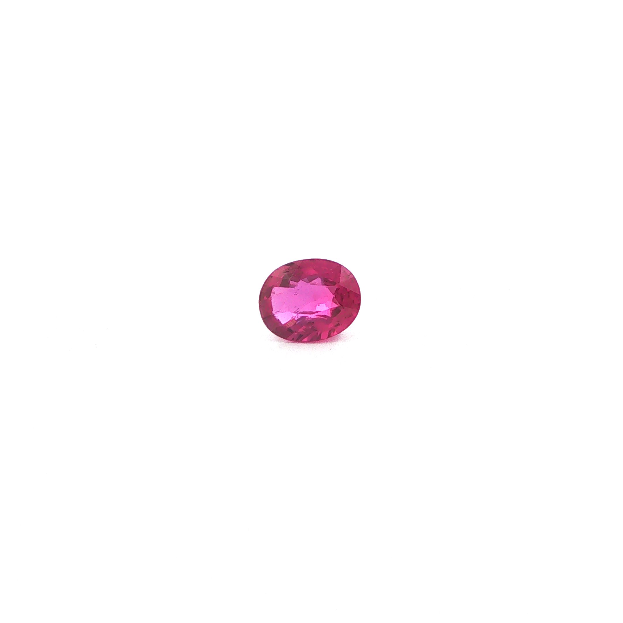 1.16 ct Oval Red Natural Ruby