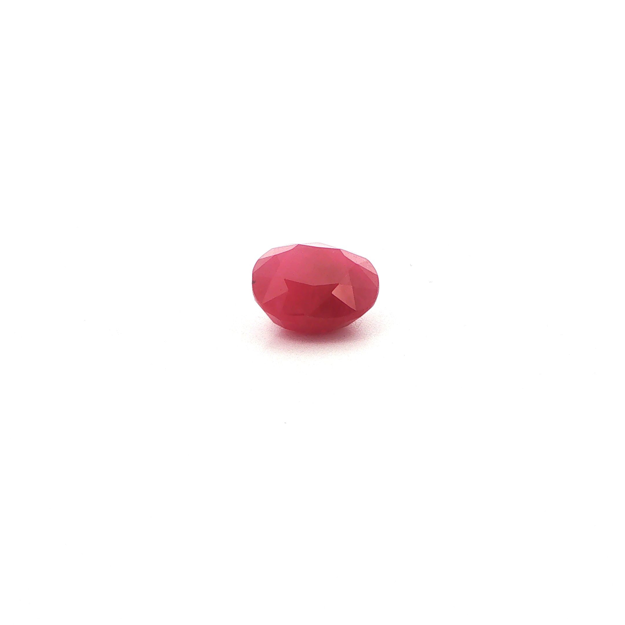 3.68 ct Cushion Red Natural Ruby