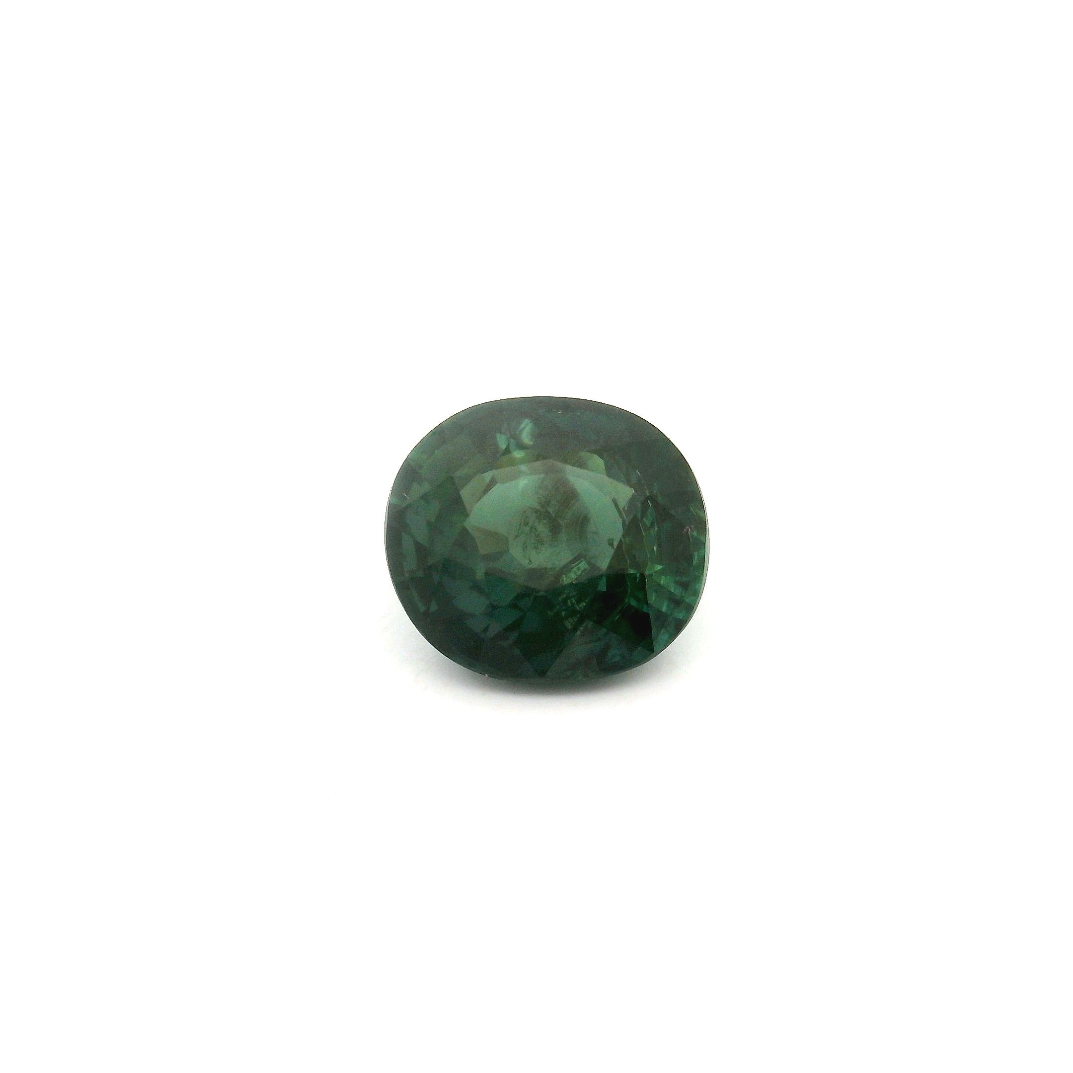 2.22 ct Oval Green Natural Sapphire