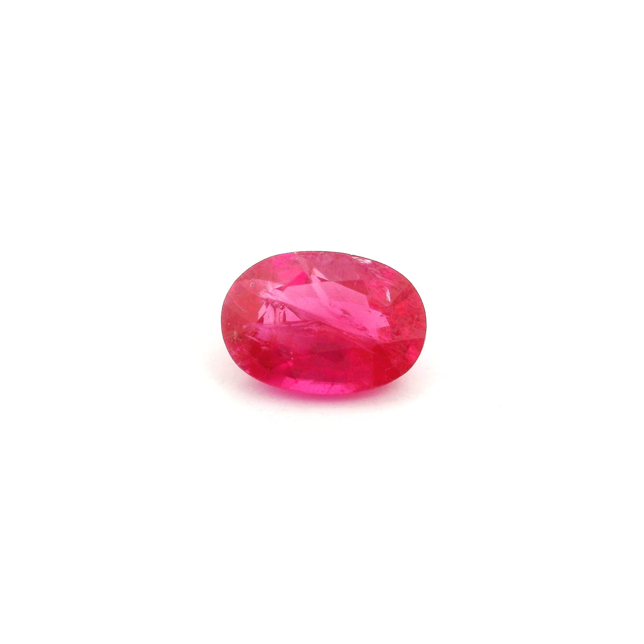 1.35 ct Oval Red Natural Ruby