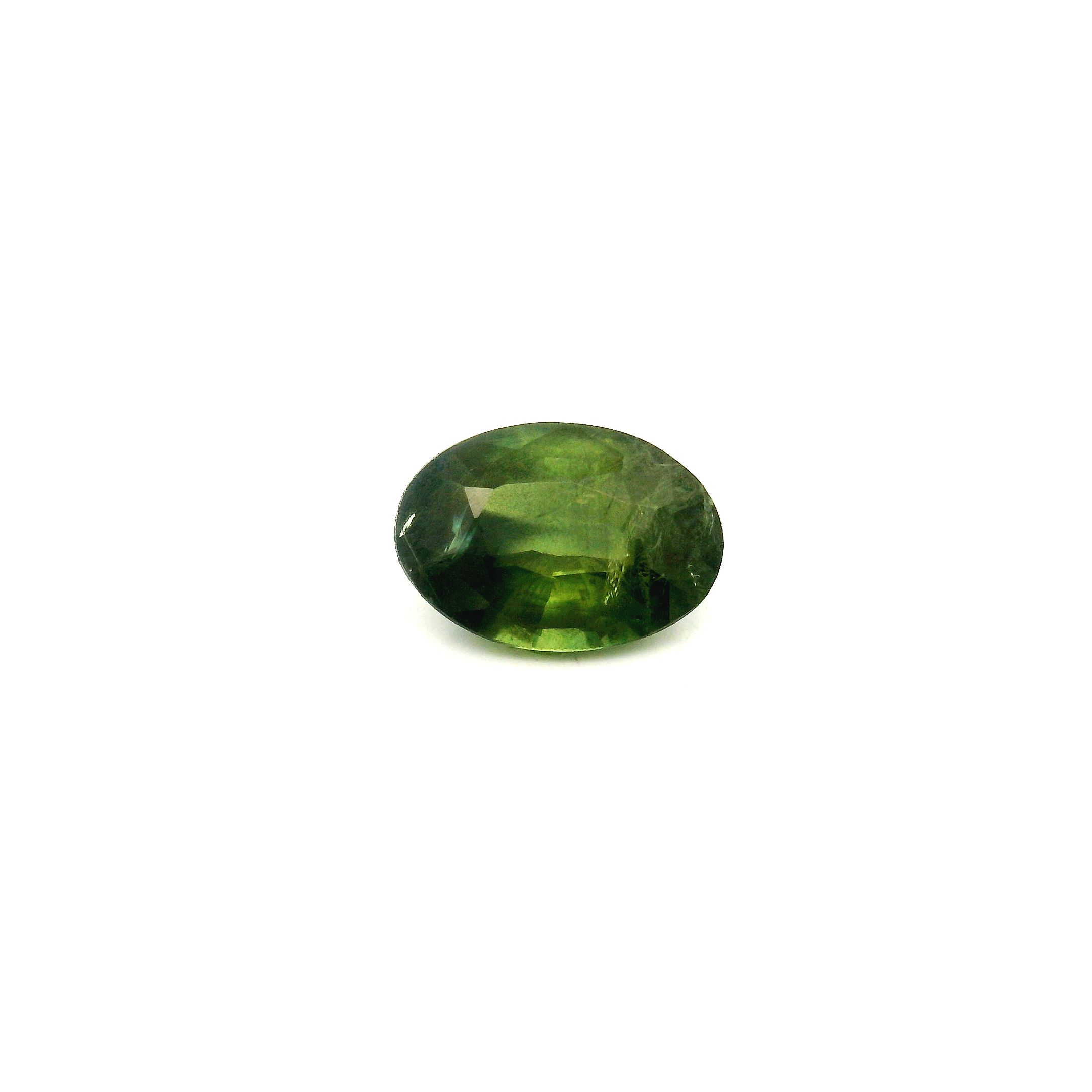1.18 ct Oval Green Natural Sapphire