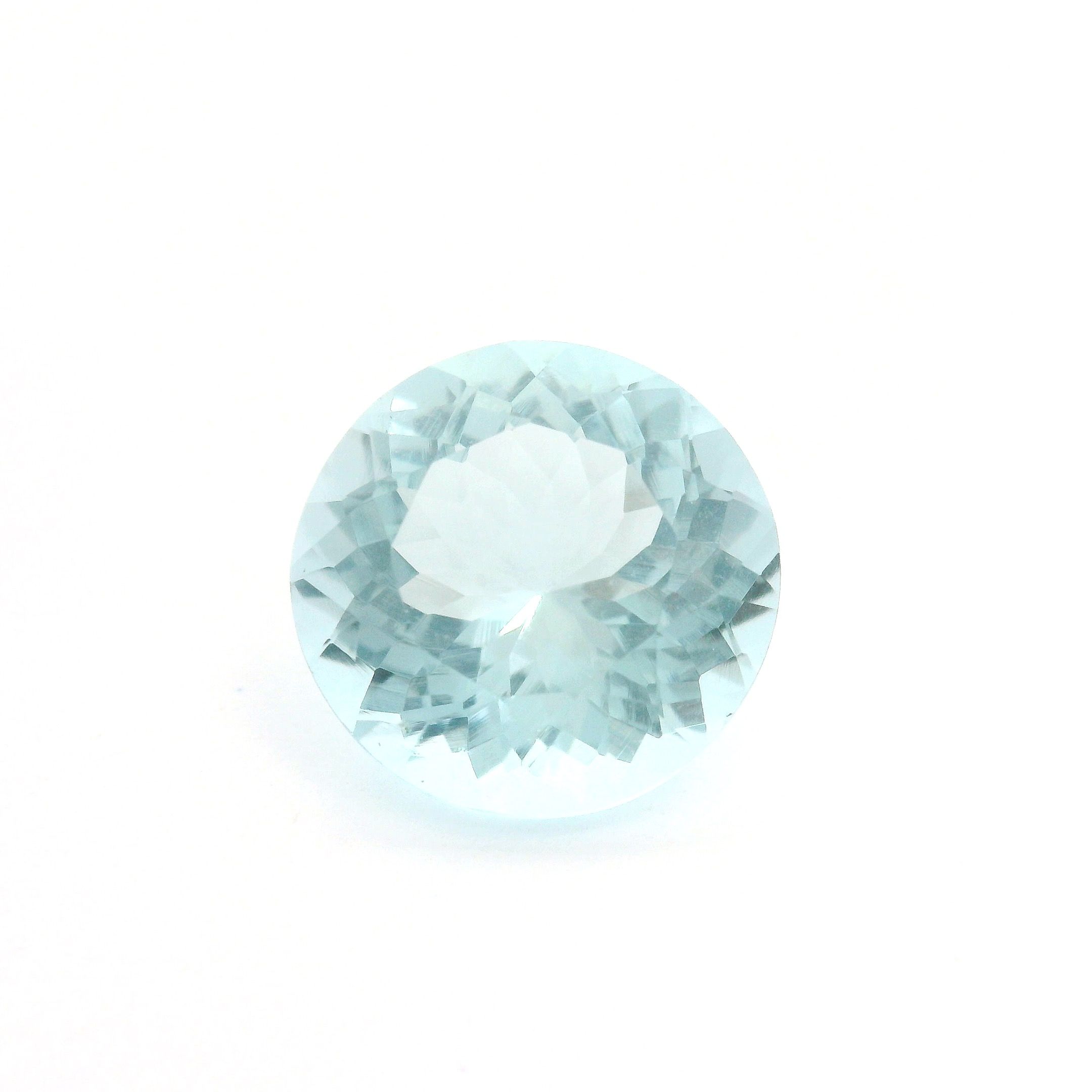 4.54 ct Round Blue Natural Aquamarine