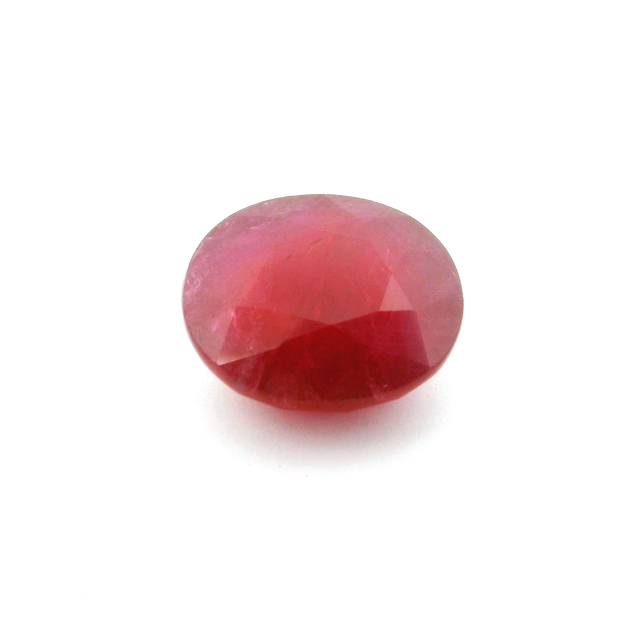 9.83 ct Oval Red Natural Ruby