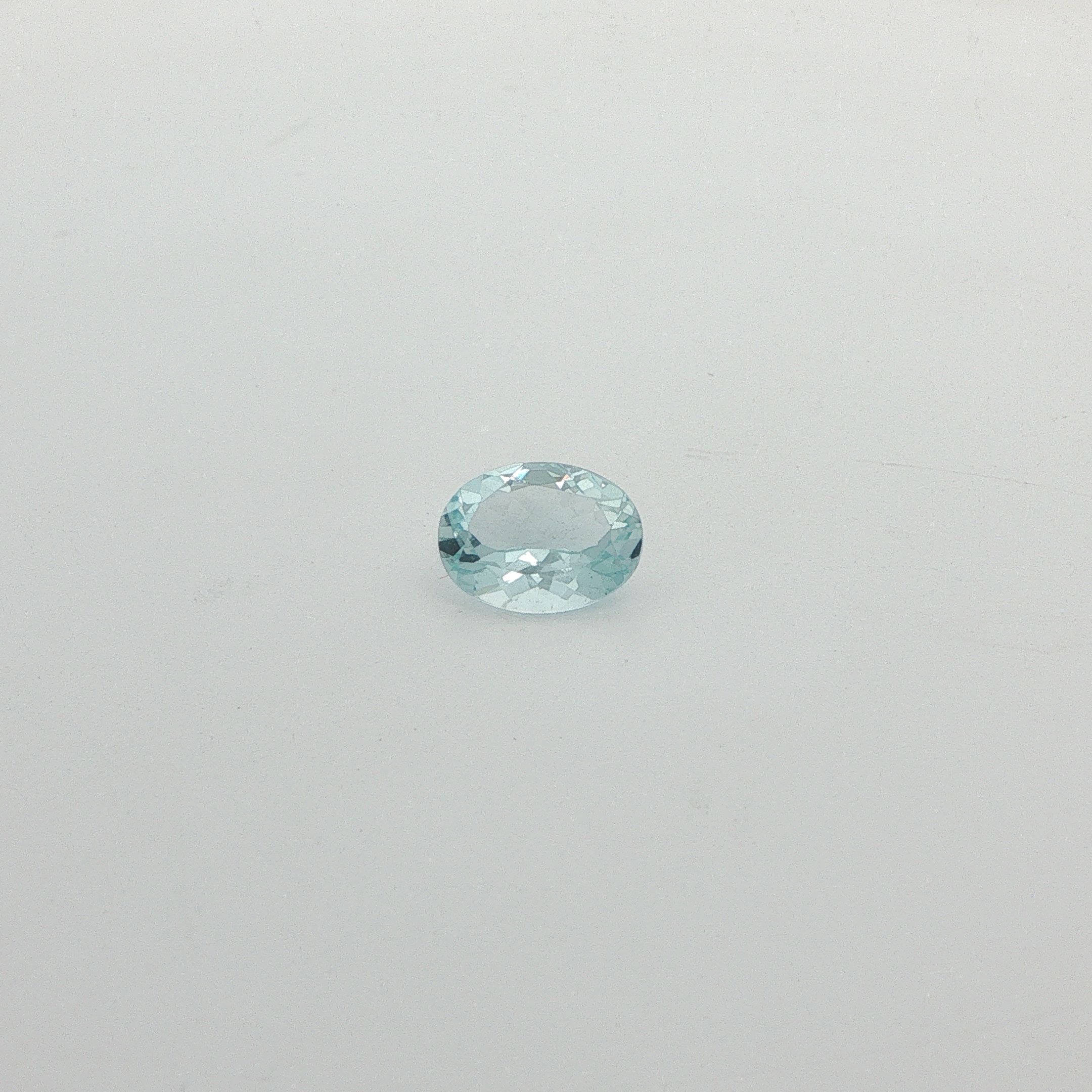 1.66 ct Oval Blue Natural Aquamarine