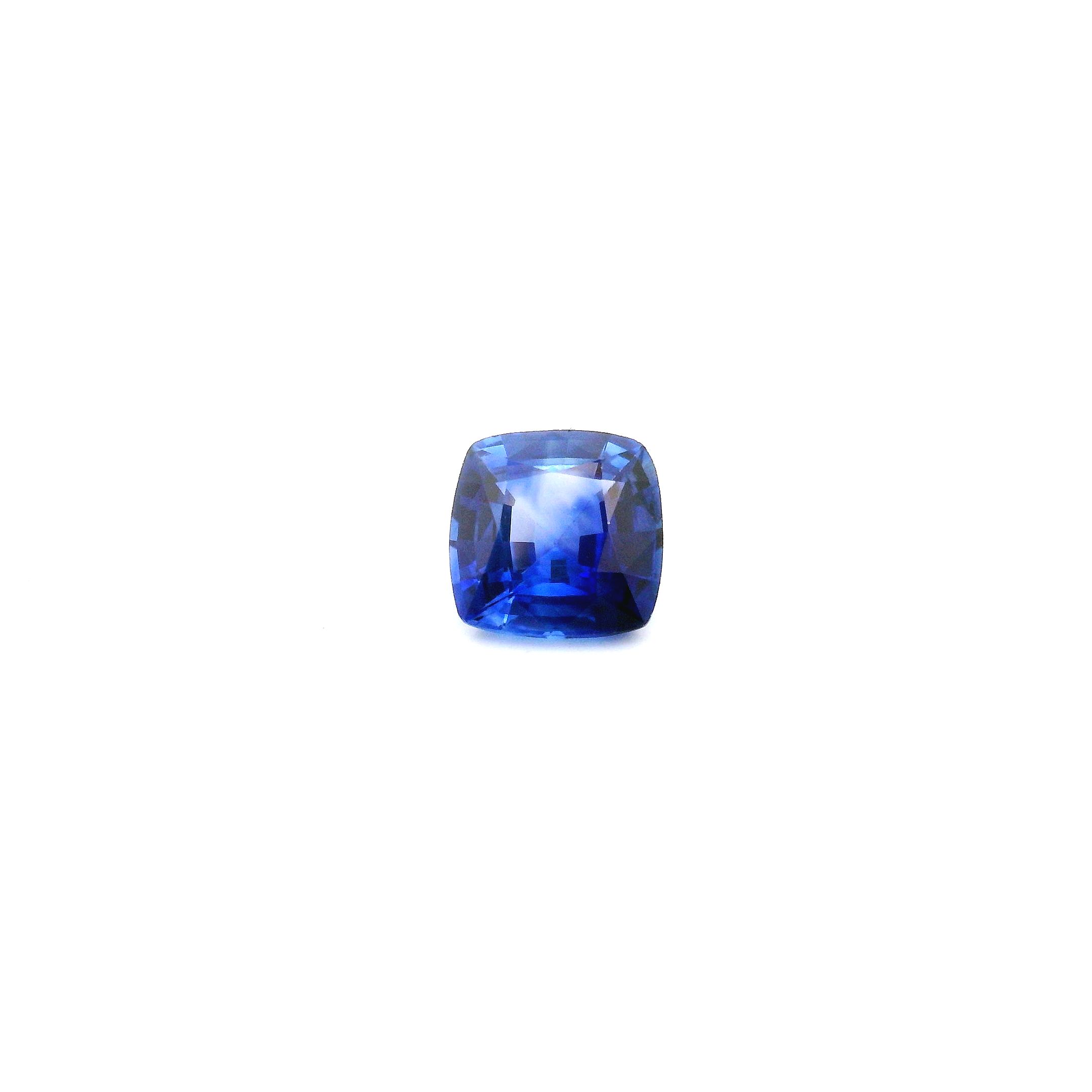 0.57 ct Cushion Blue Natural Sapphire