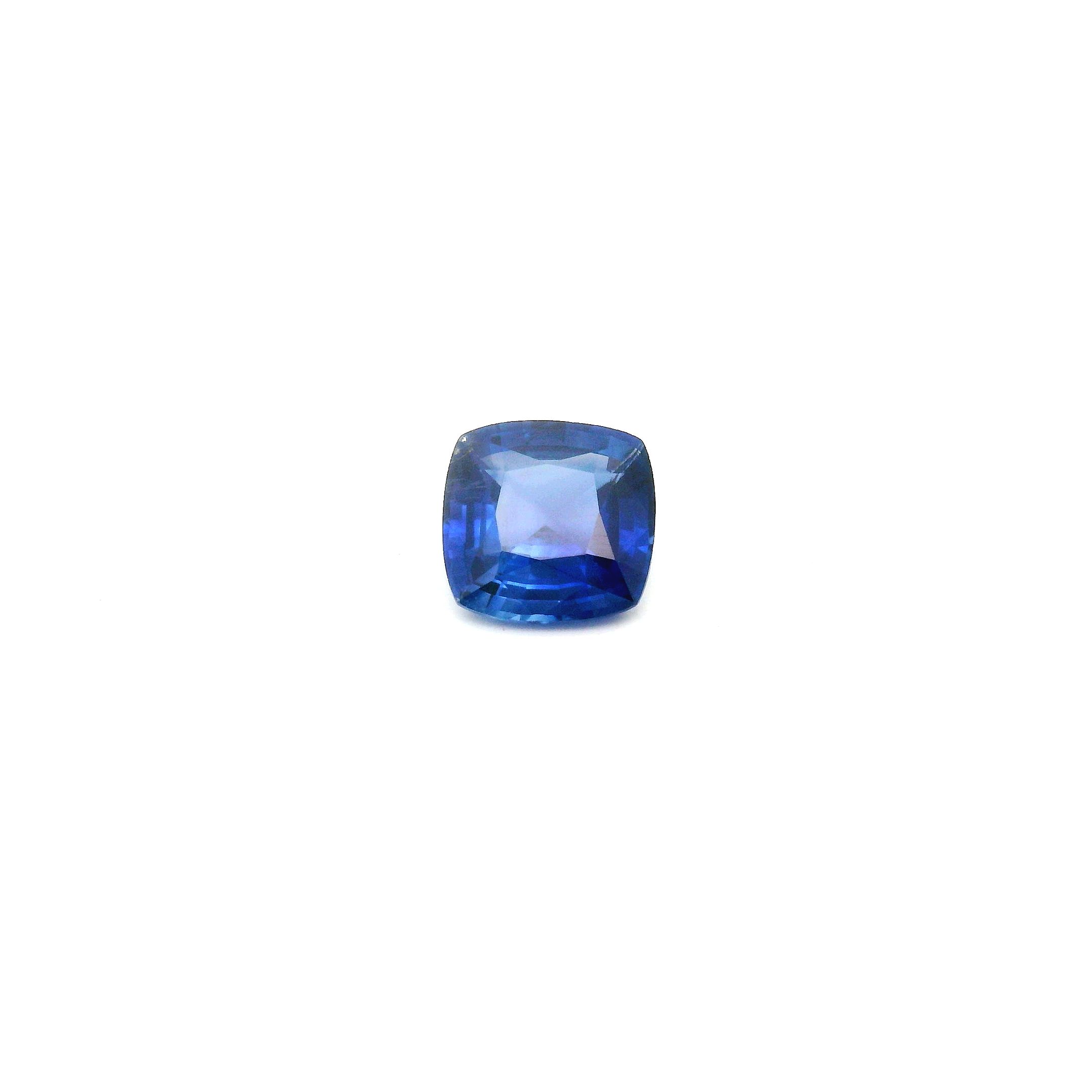 0.56 ct Cushion Blue Natural Sapphire