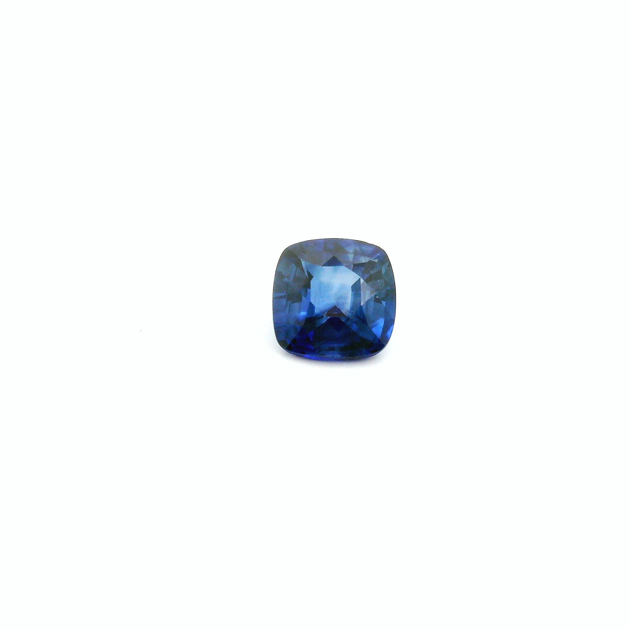 0.61 ct Cushion Blue Natural Sapphire