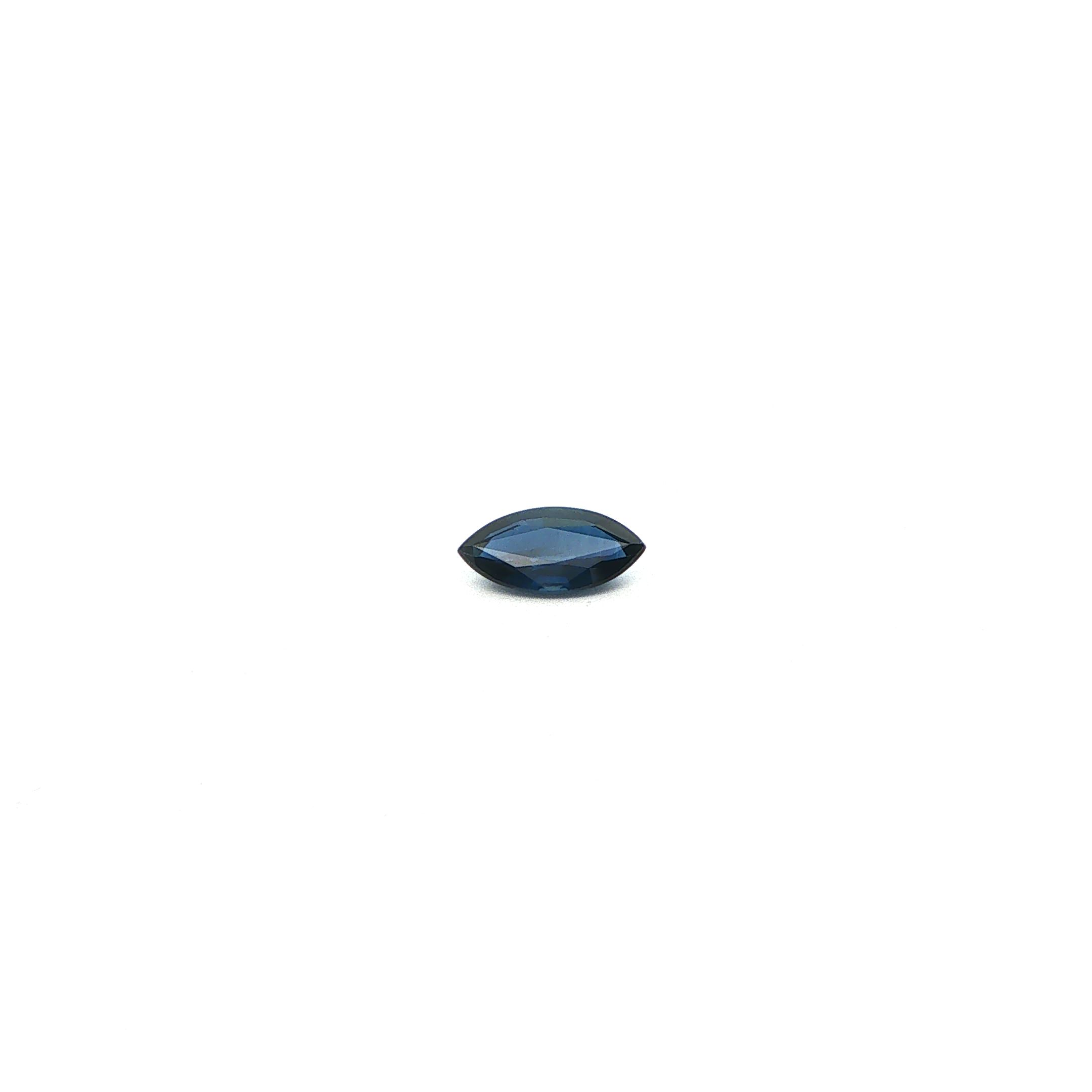 0.86 ct Marquise Blue Natural Sapphire