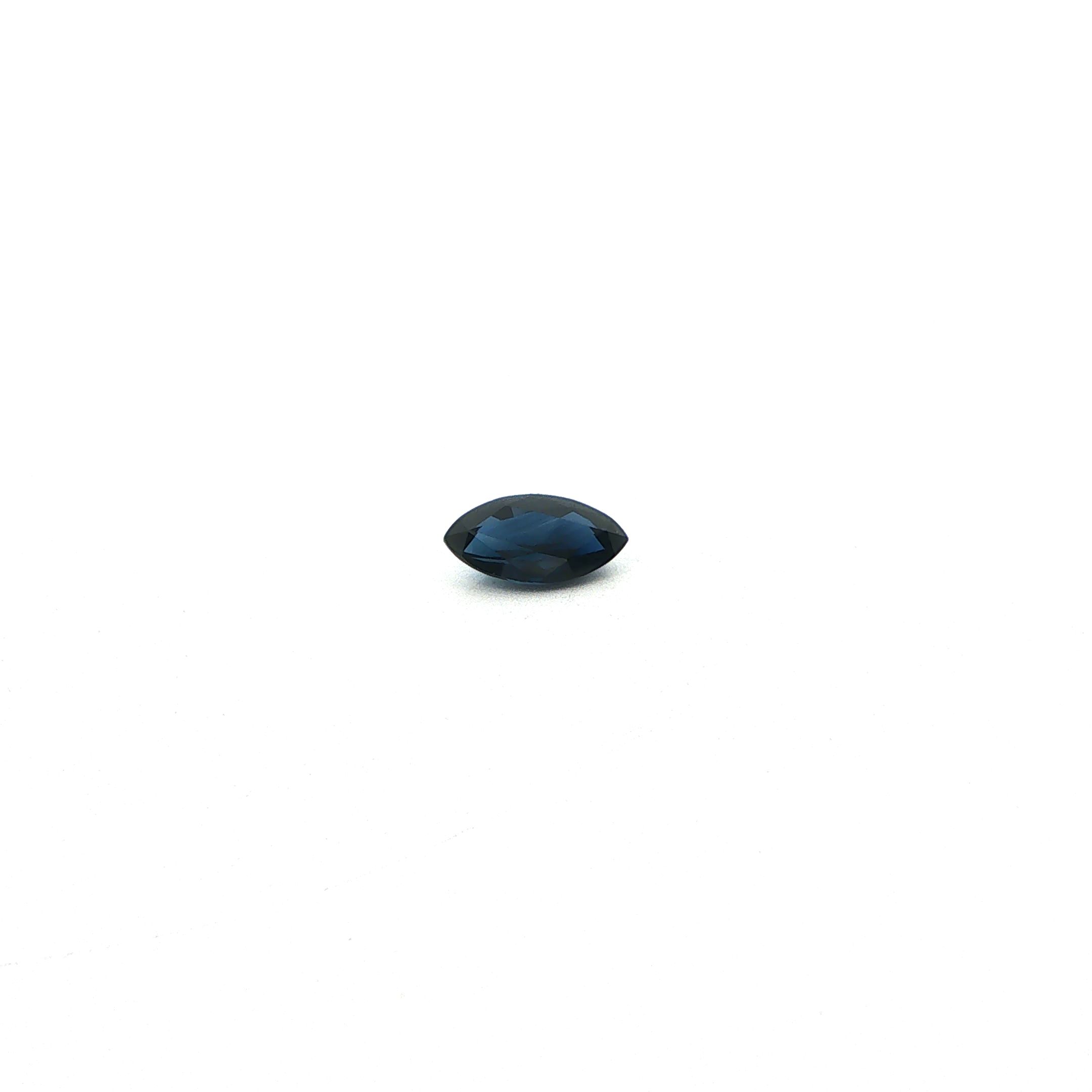 1.01 ct Marquise Blue Natural Sapphire