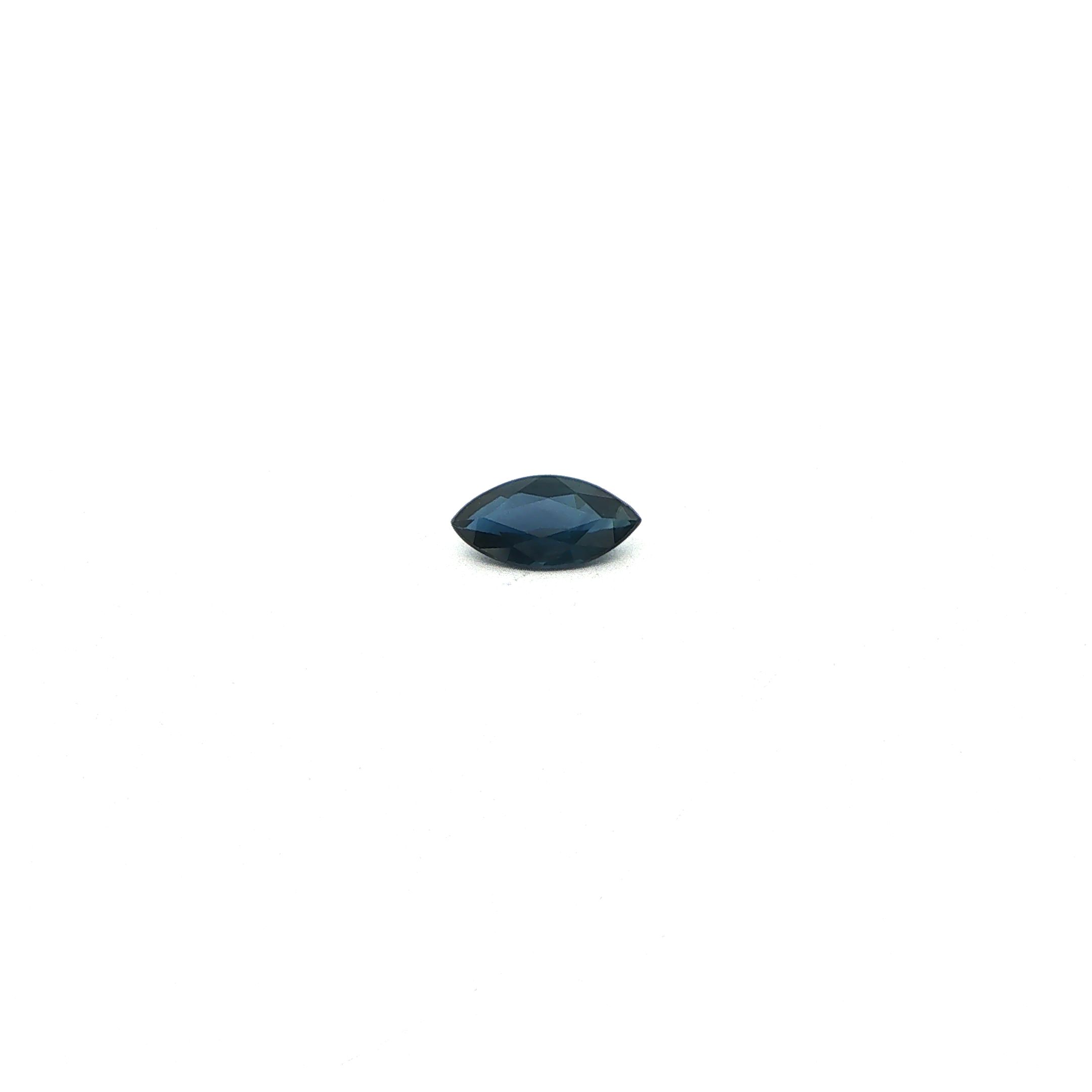 0.84 ct Marquise Blue Natural Sapphire