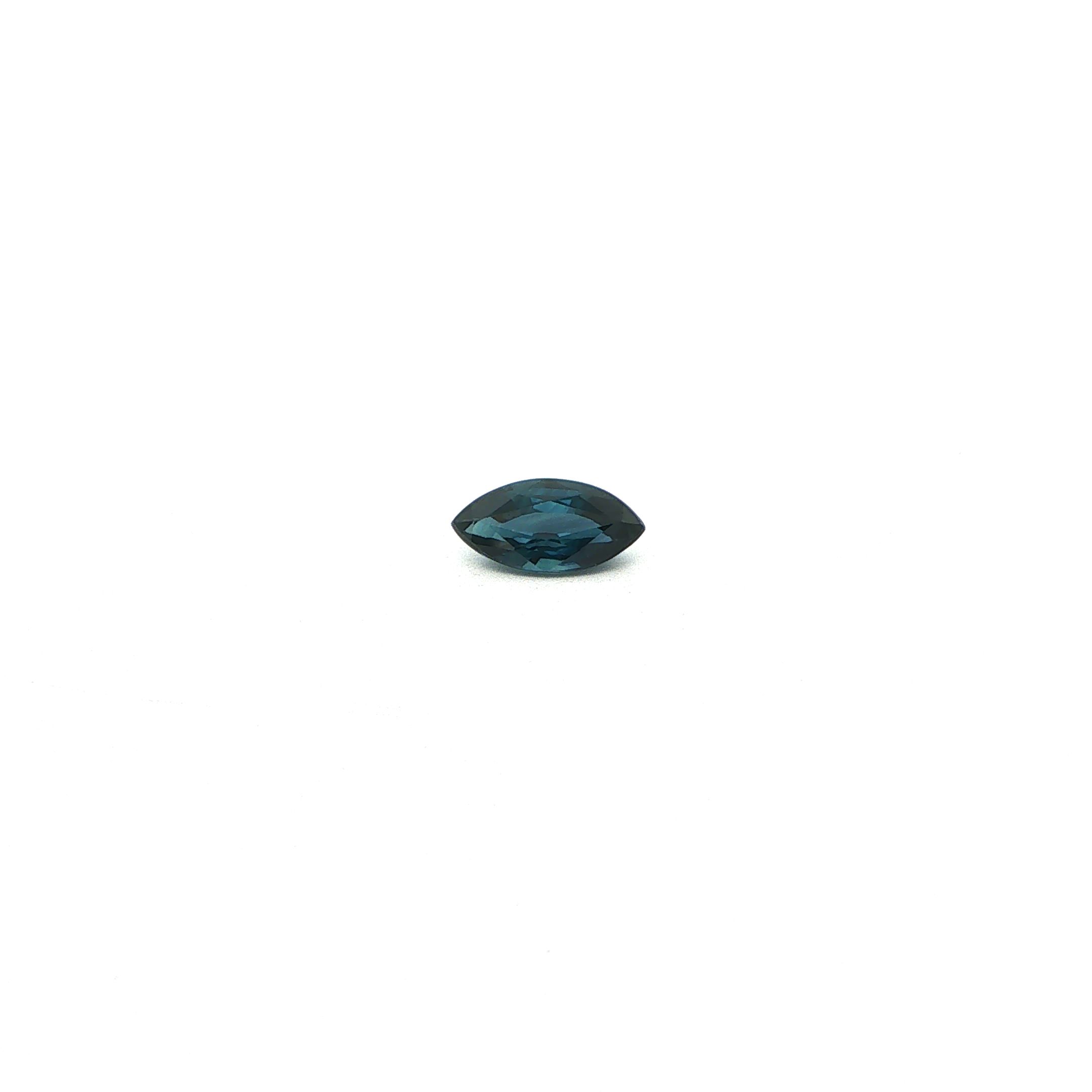 1.06 ct Marquise Blue Natural Sapphire
