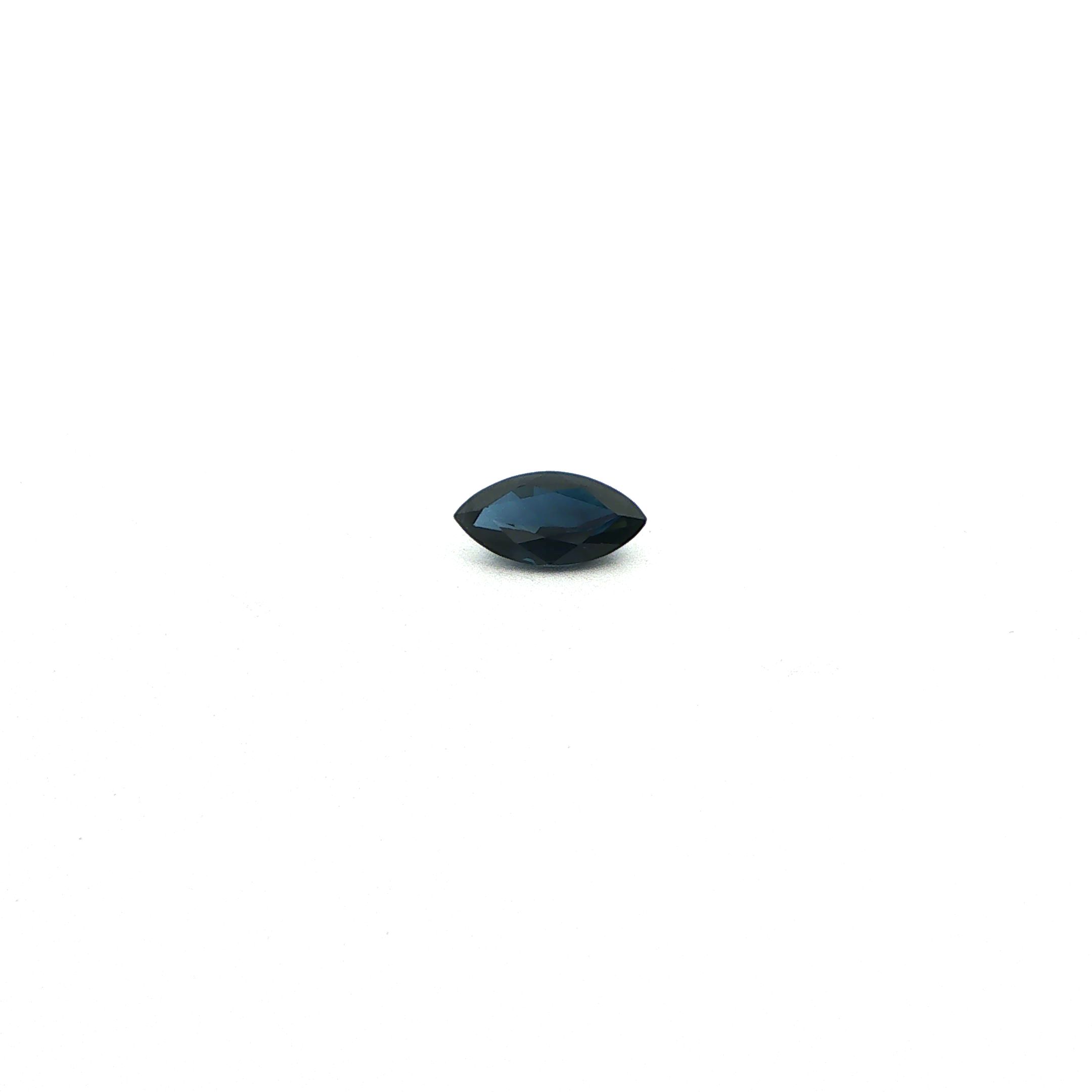 0.96 ct Marquise Blue Natural Sapphire