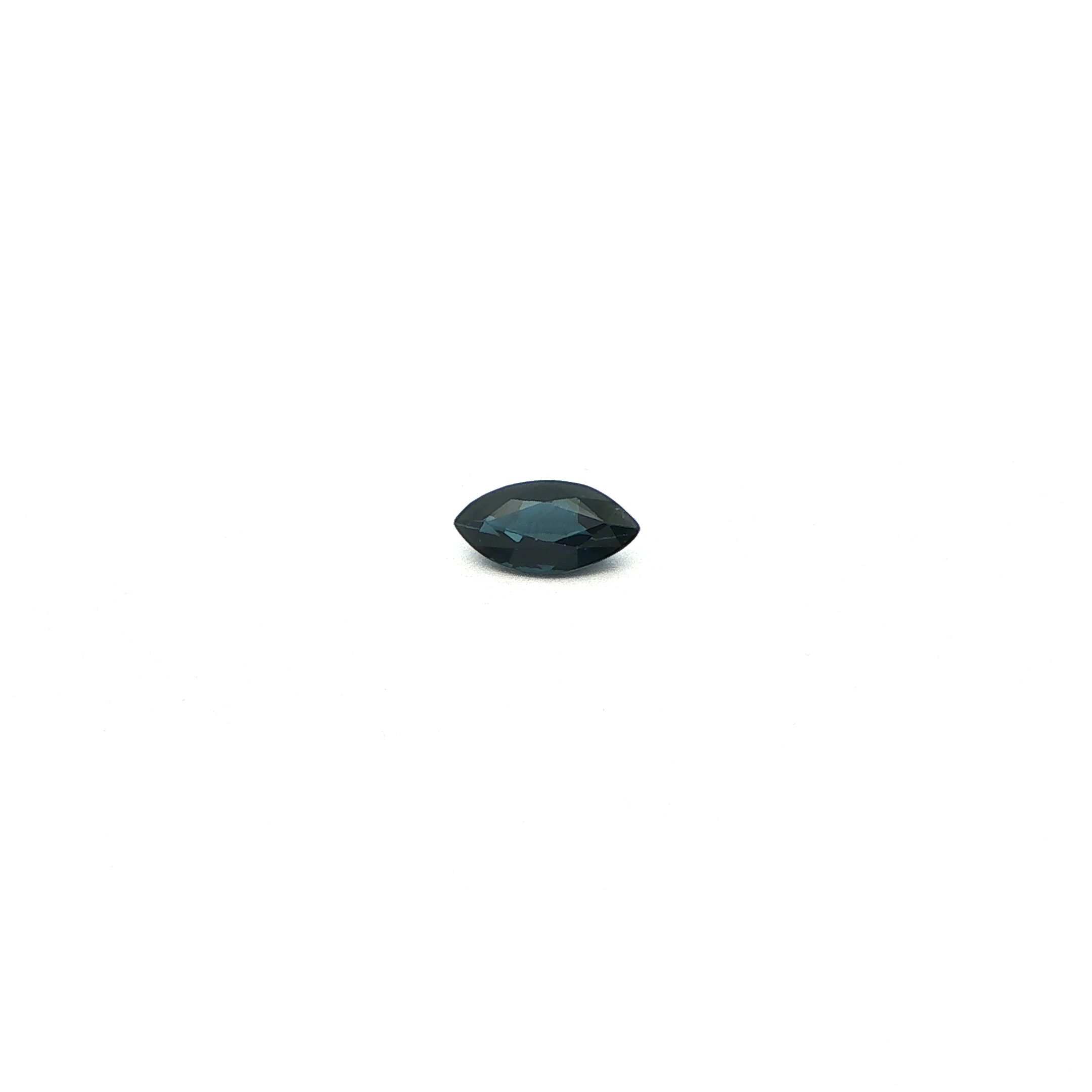 0.93 ct Marquise Blue Natural Sapphire