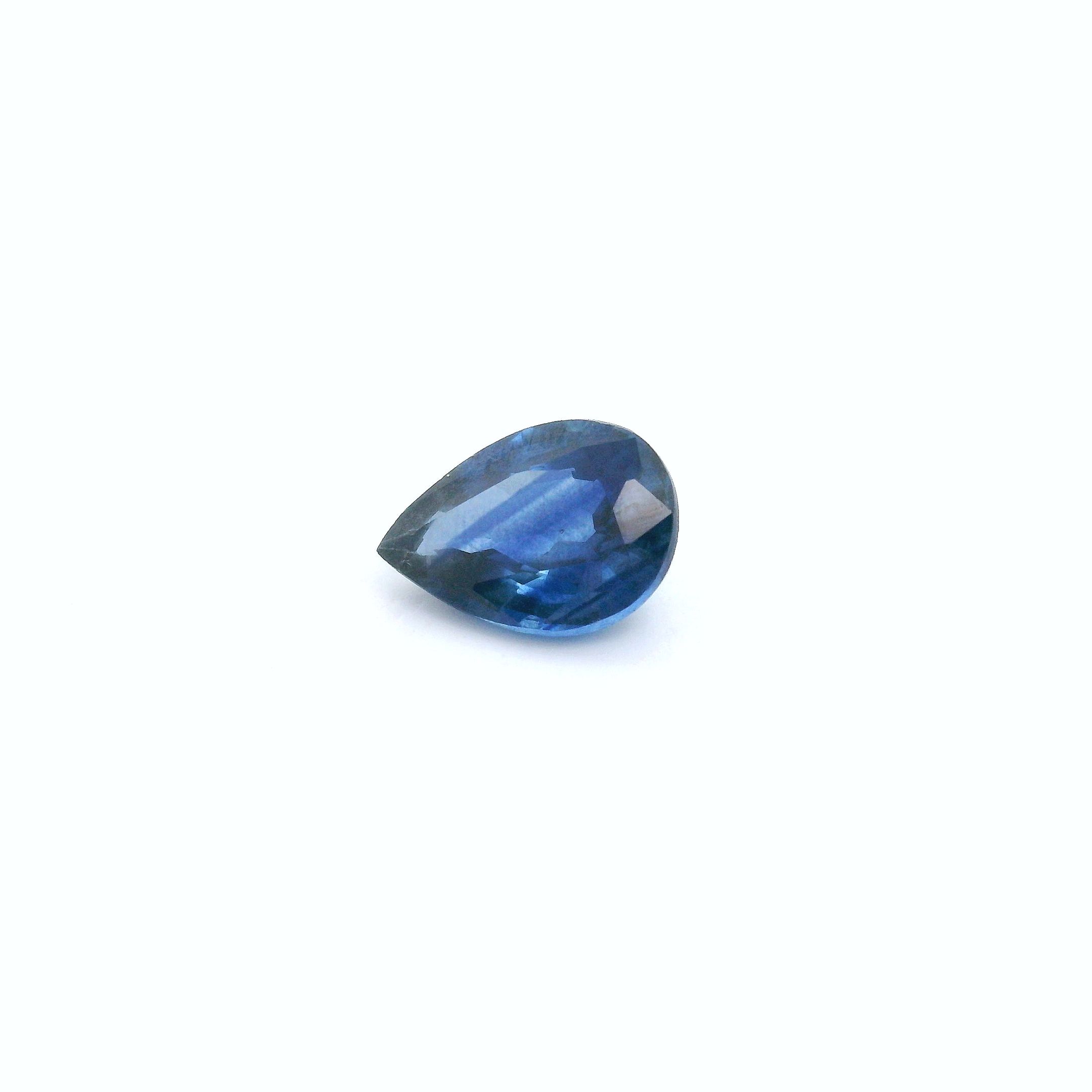 0.91 ct Pear Blue Natural Sapphire