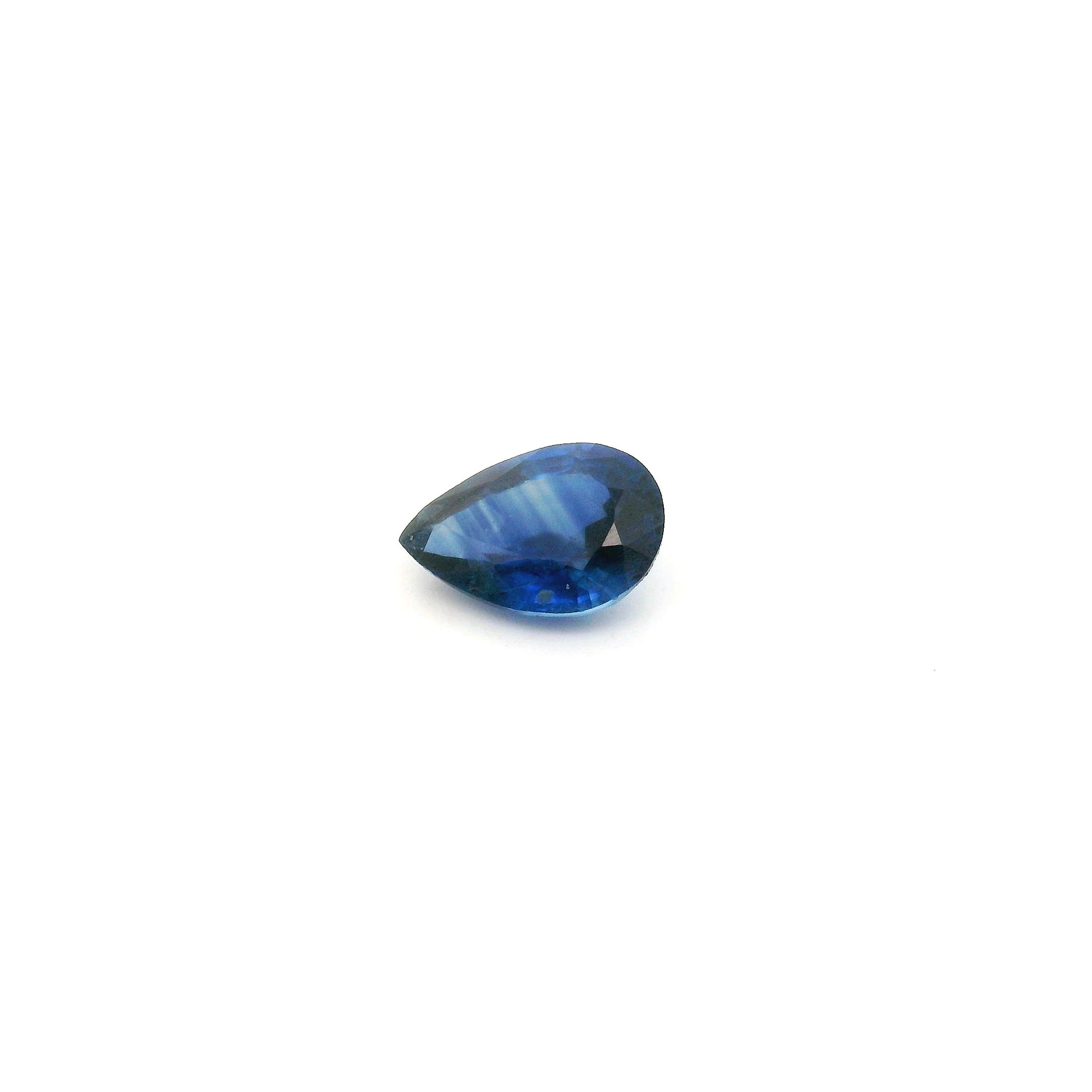 0.80 ct Pear Blue Natural Sapphire