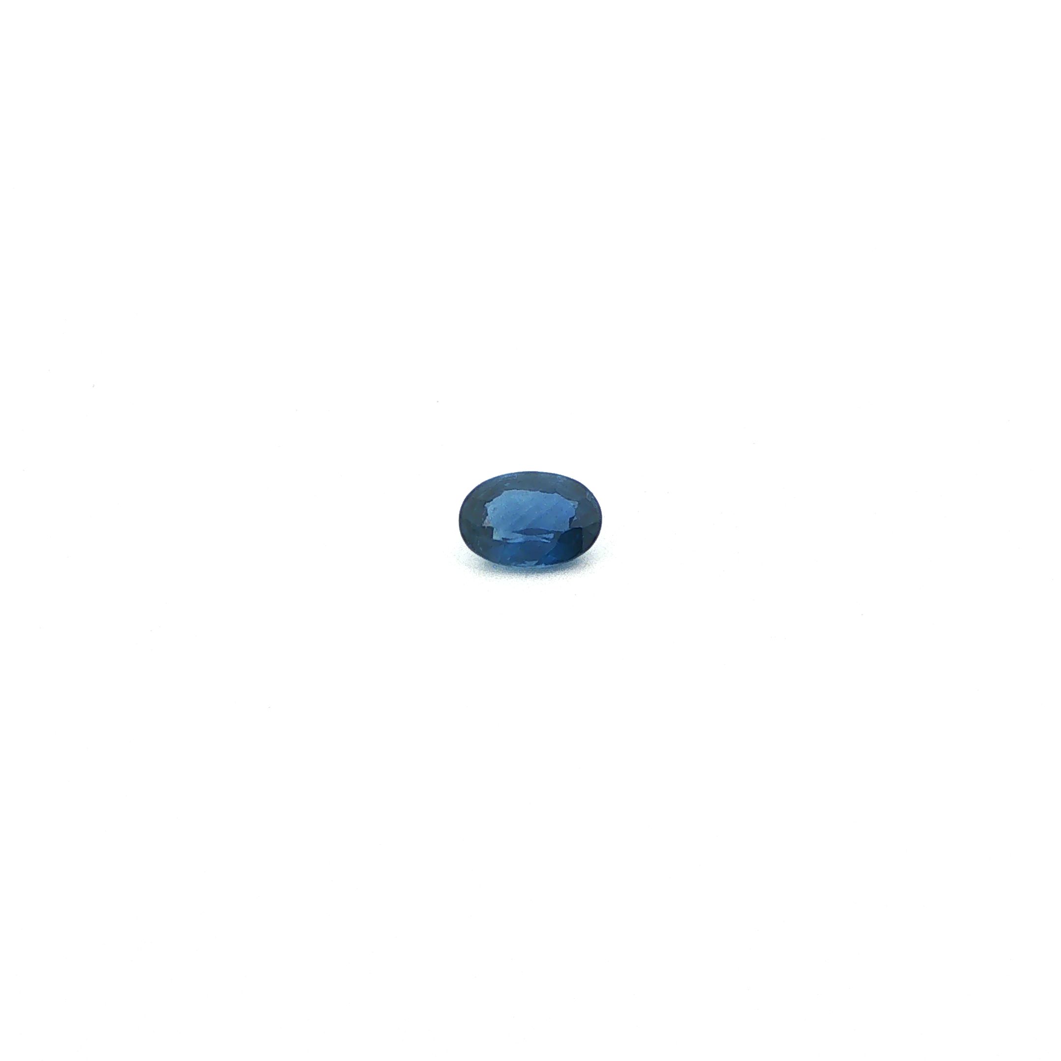 0.94 ct Oval Blue Natural Sapphire