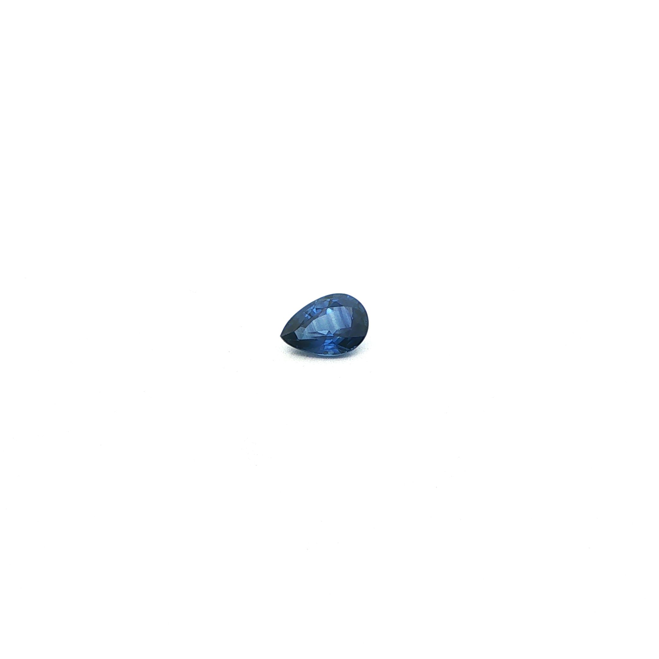 0.86 ct Pear Blue Natural Sapphire