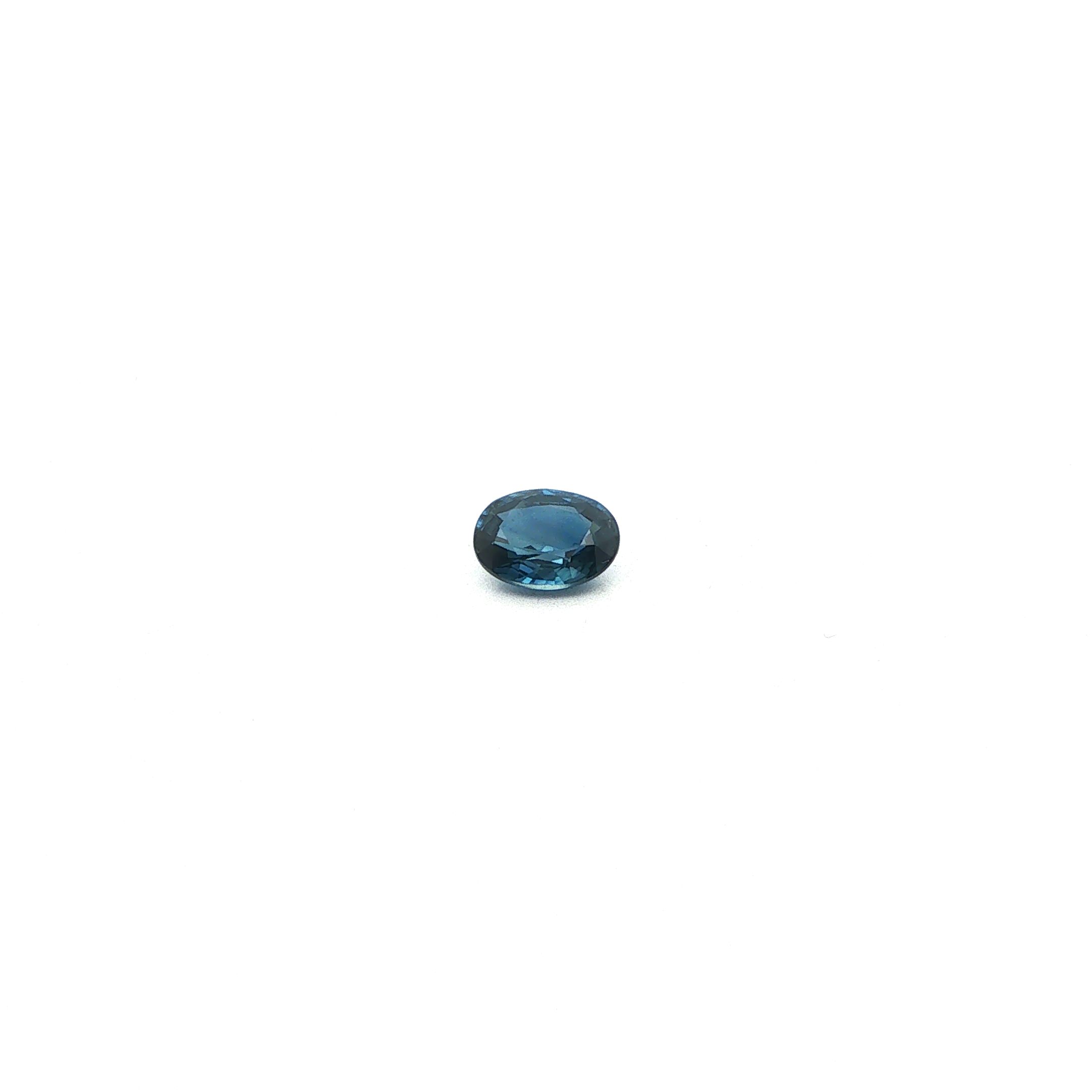 1.11 ct Oval Blue Natural Sapphire