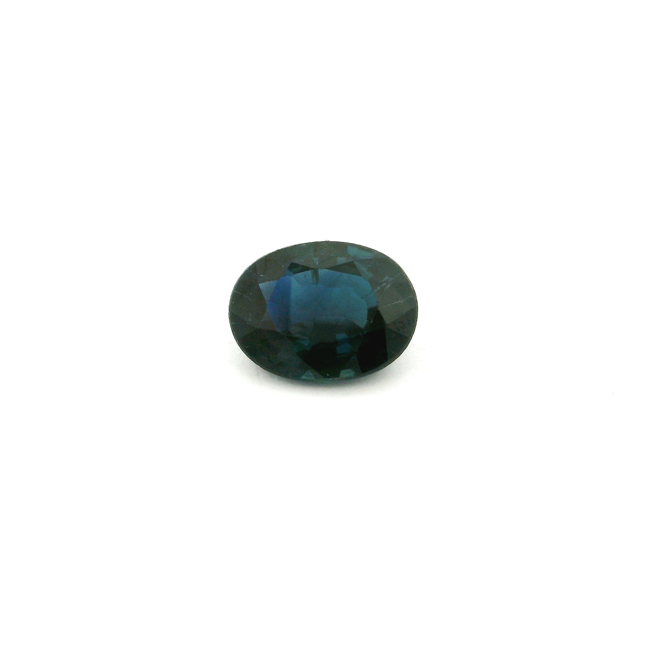 1.56 ct Oval Blue Natural Sapphire