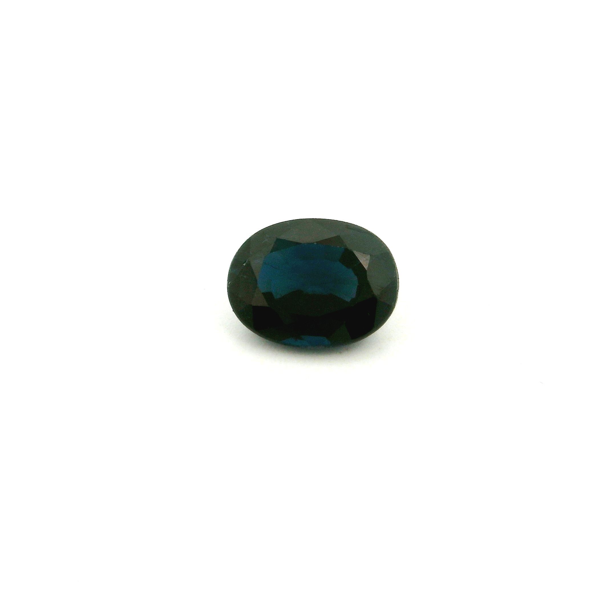 1.67 ct Oval Blue Natural Sapphire