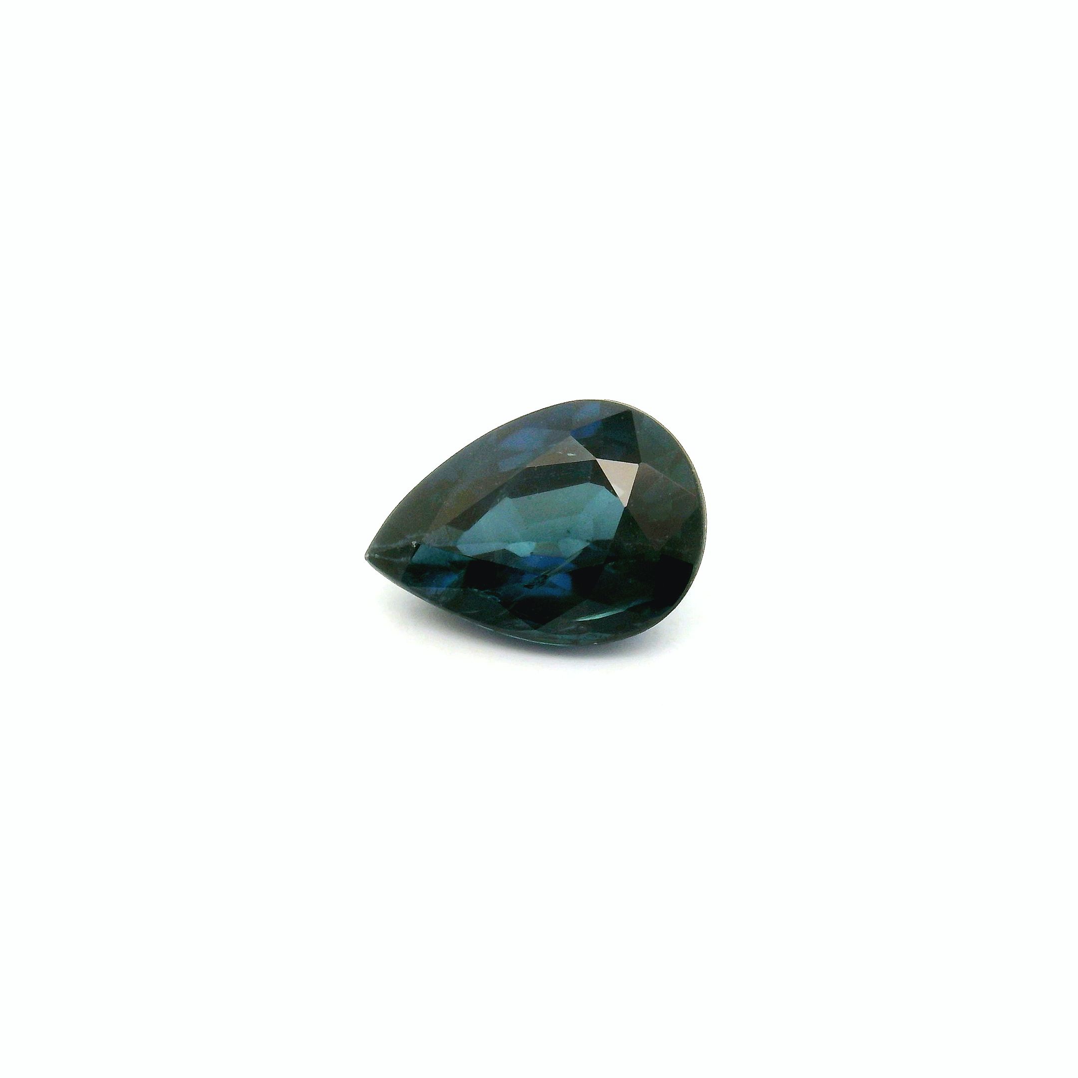 1.41 ct Pear Blue Natural Sapphire