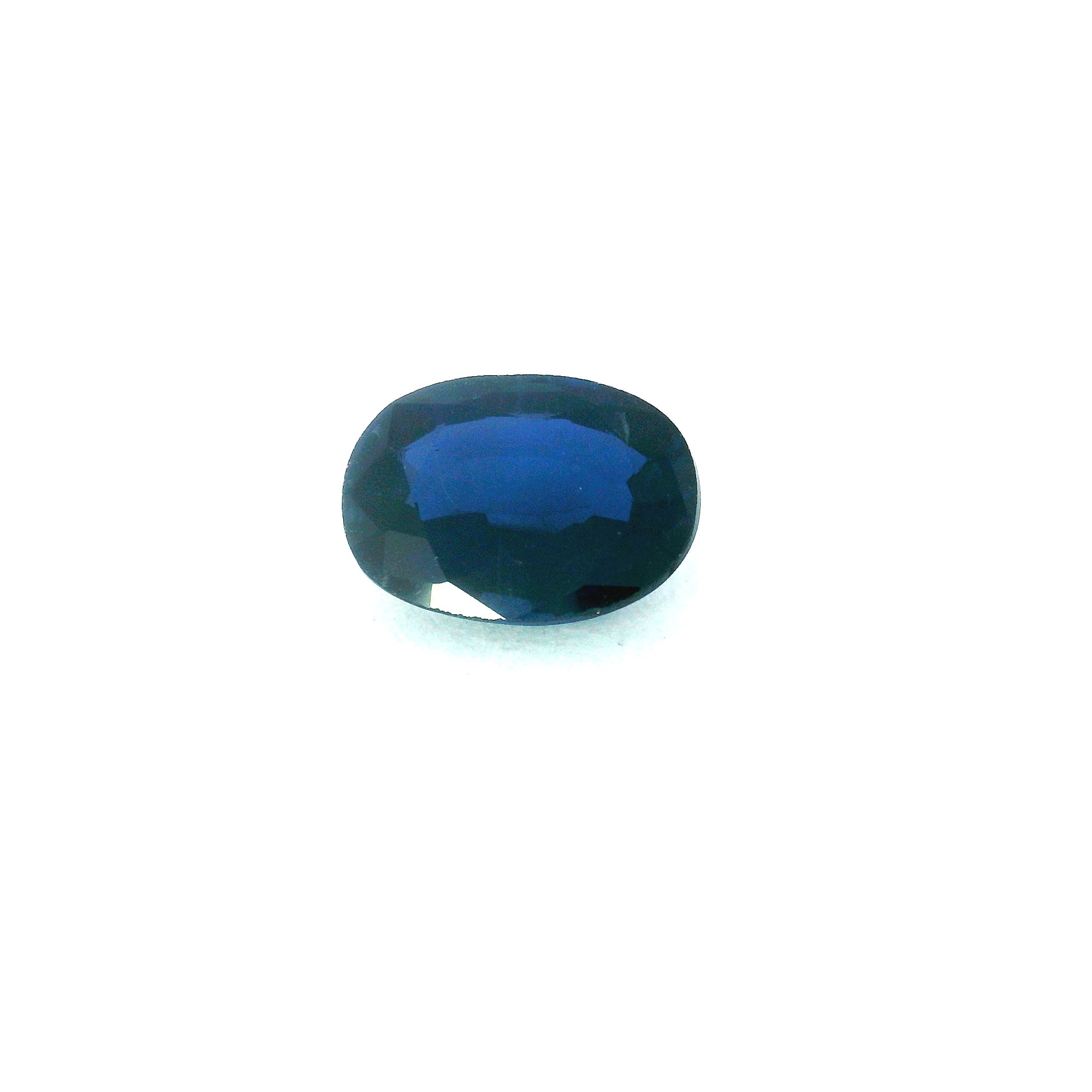2.10 ct Oval Blue Natural Sapphire