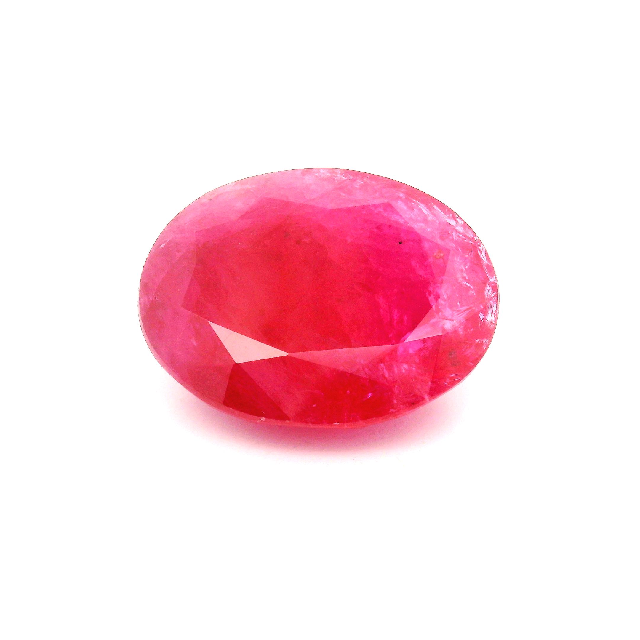 12.63 ct Oval Red Natural Ruby