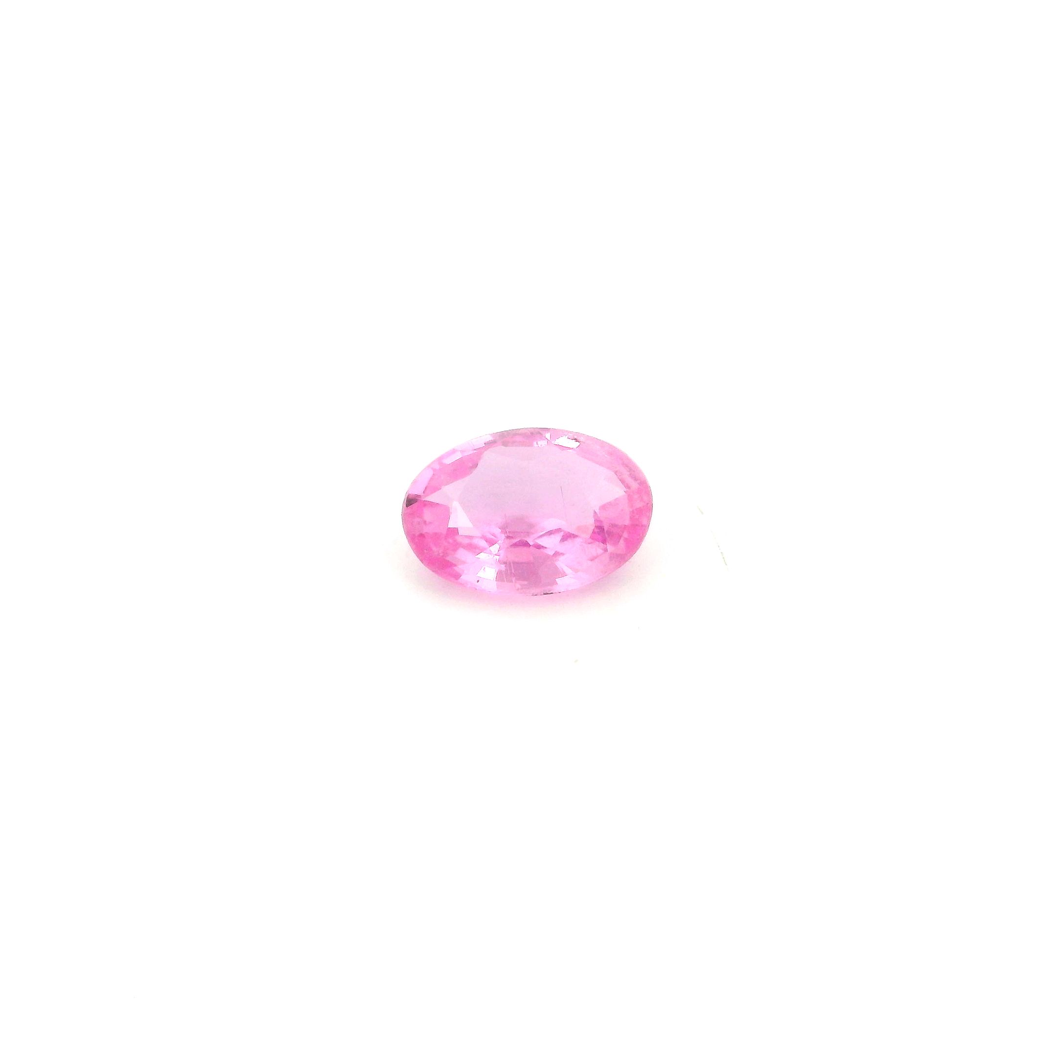 0.74 ct Oval Pink Natural Sapphire