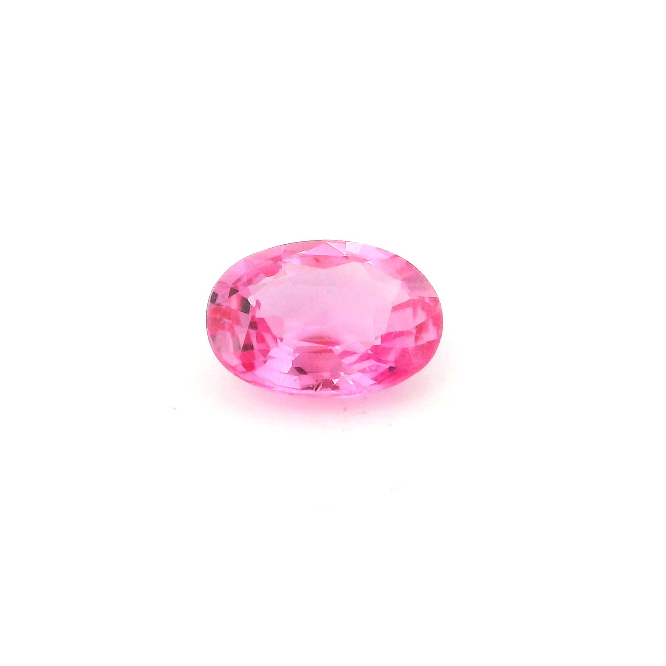 0.81 ct Oval Pink Natural Sapphire