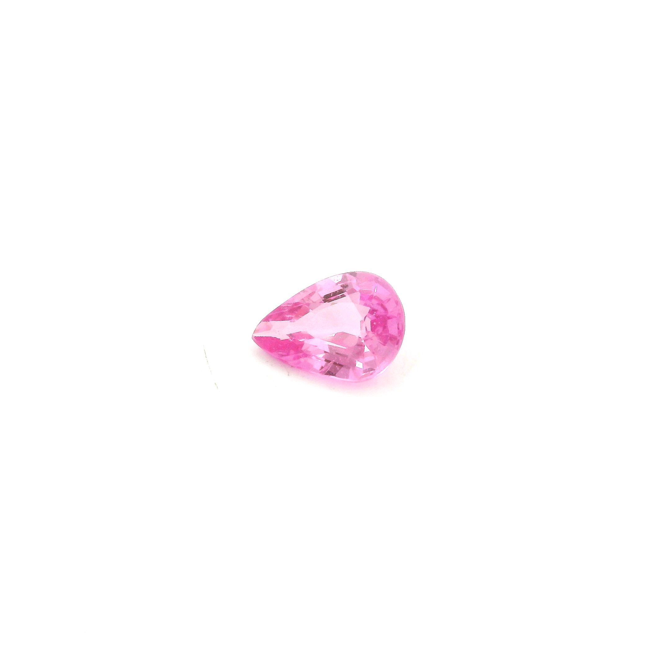 0.71 ct Pear Pink Natural Sapphire