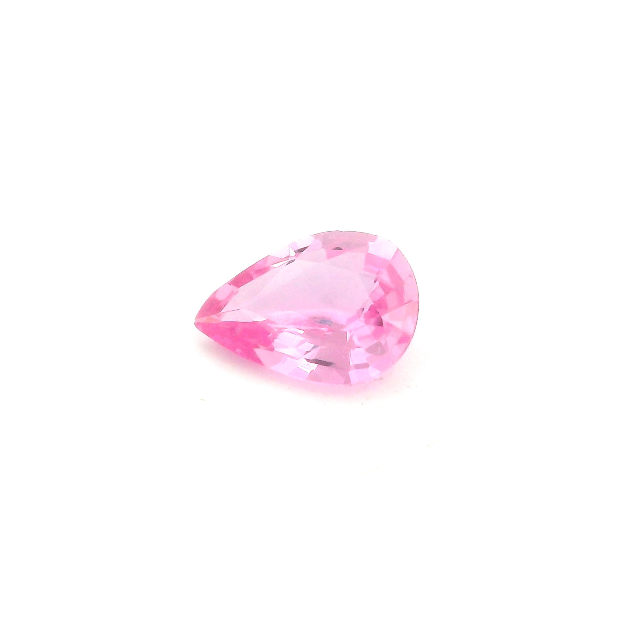 0.64 ct Pear Pink Natural Sapphire