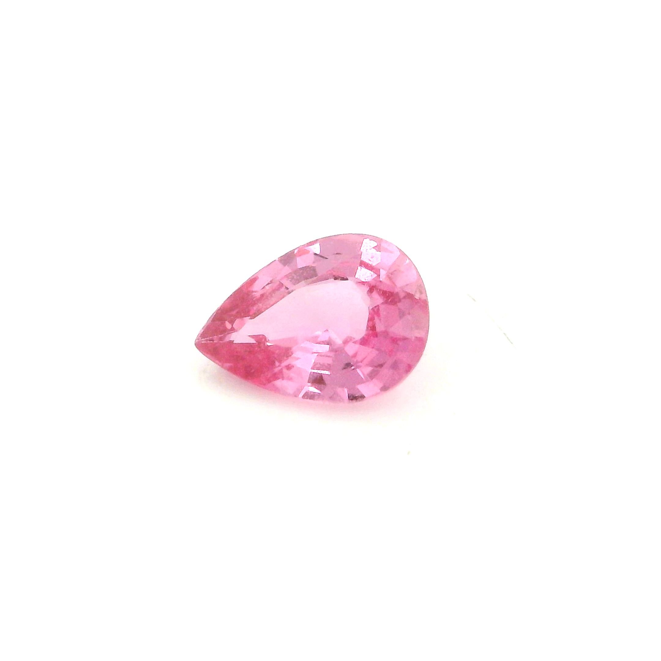 0.72 ct Pear Pink Natural Sapphire